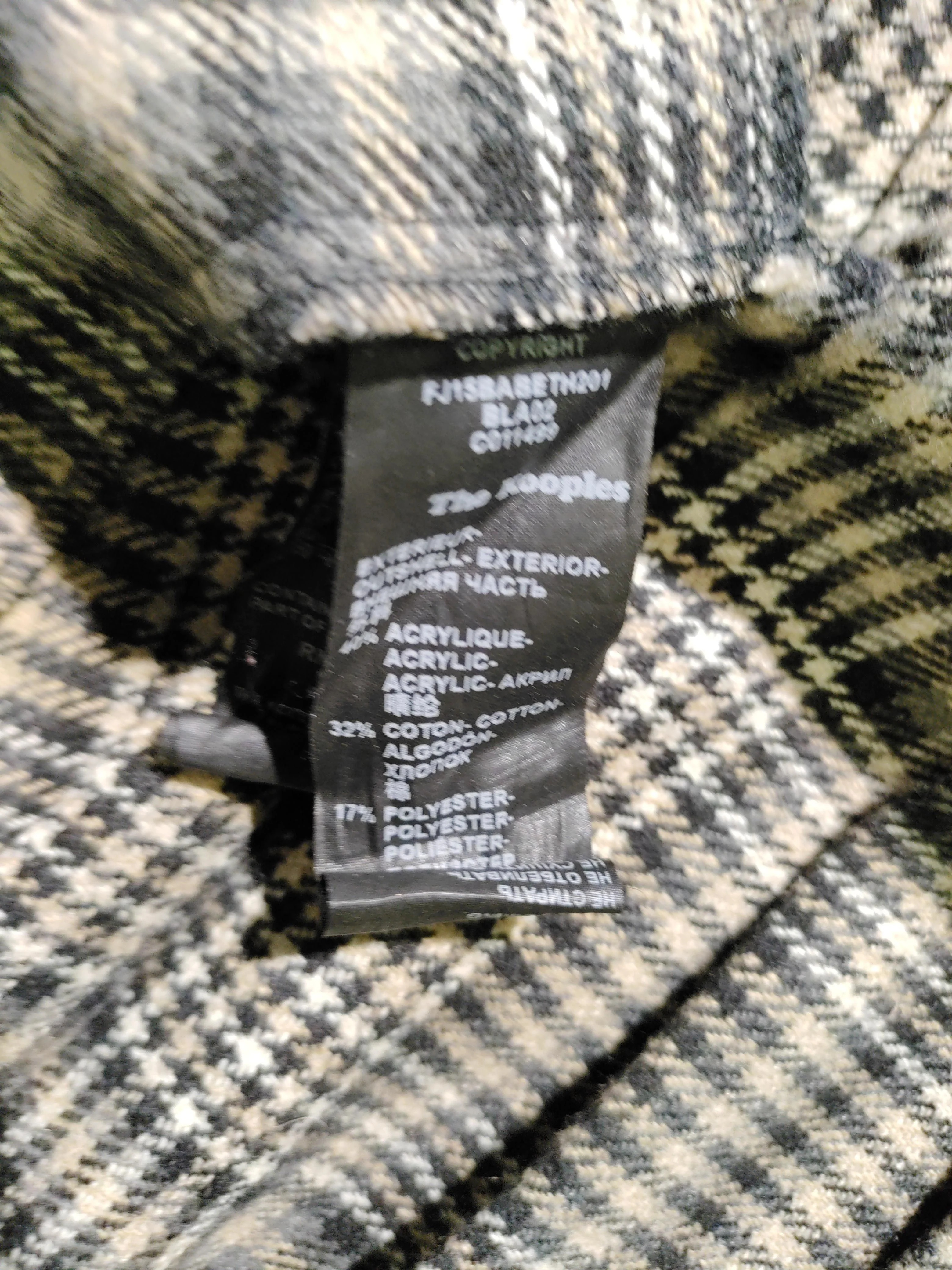 The Kooples Women's Mini Skirt UK 8 Multi Cotton with Acrylic, Polyester Mini - Image 6