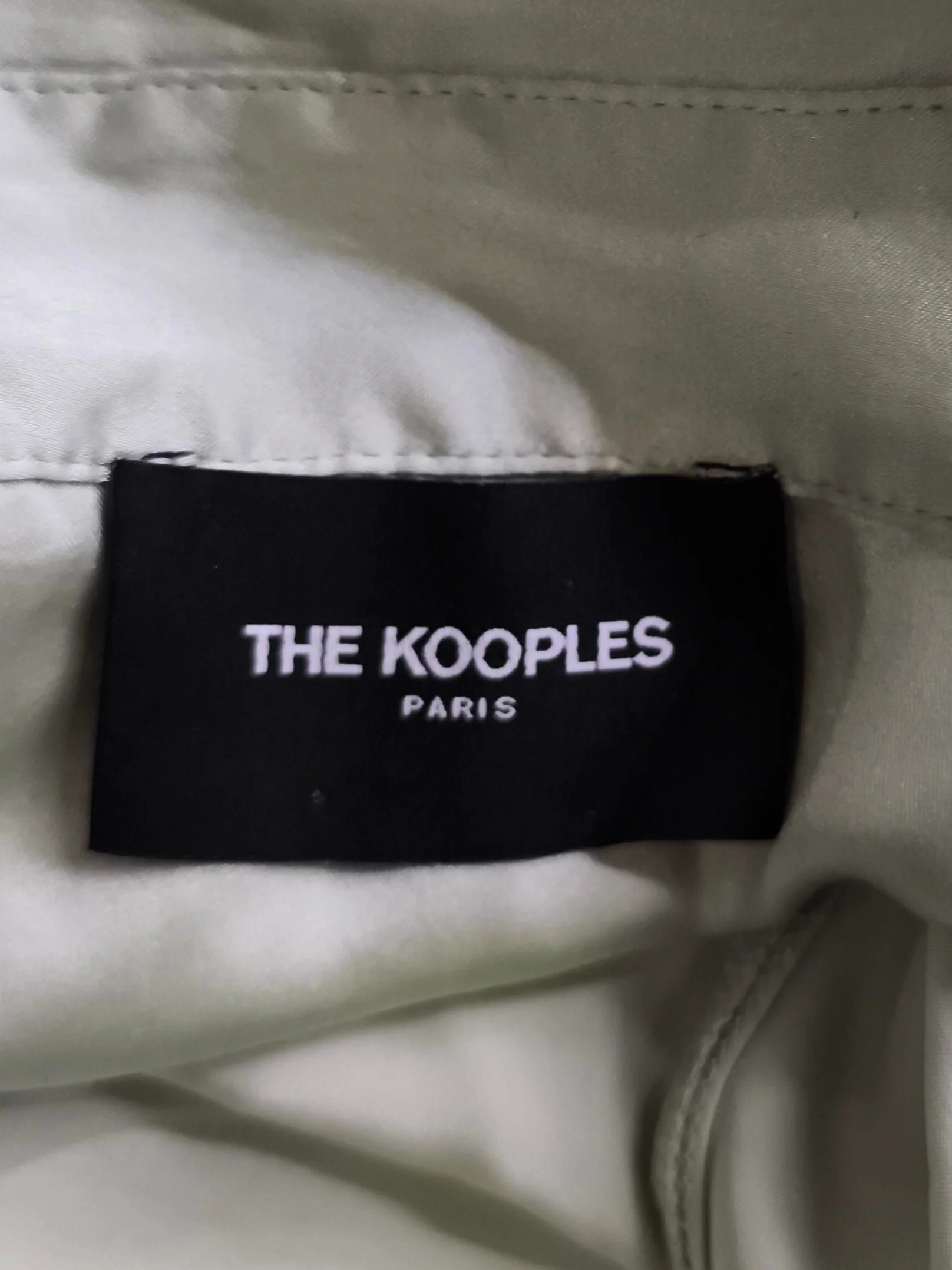 The Kooples Women's Shirt S Green 100% Silk Long Sleeve Collared Basic - Image 6