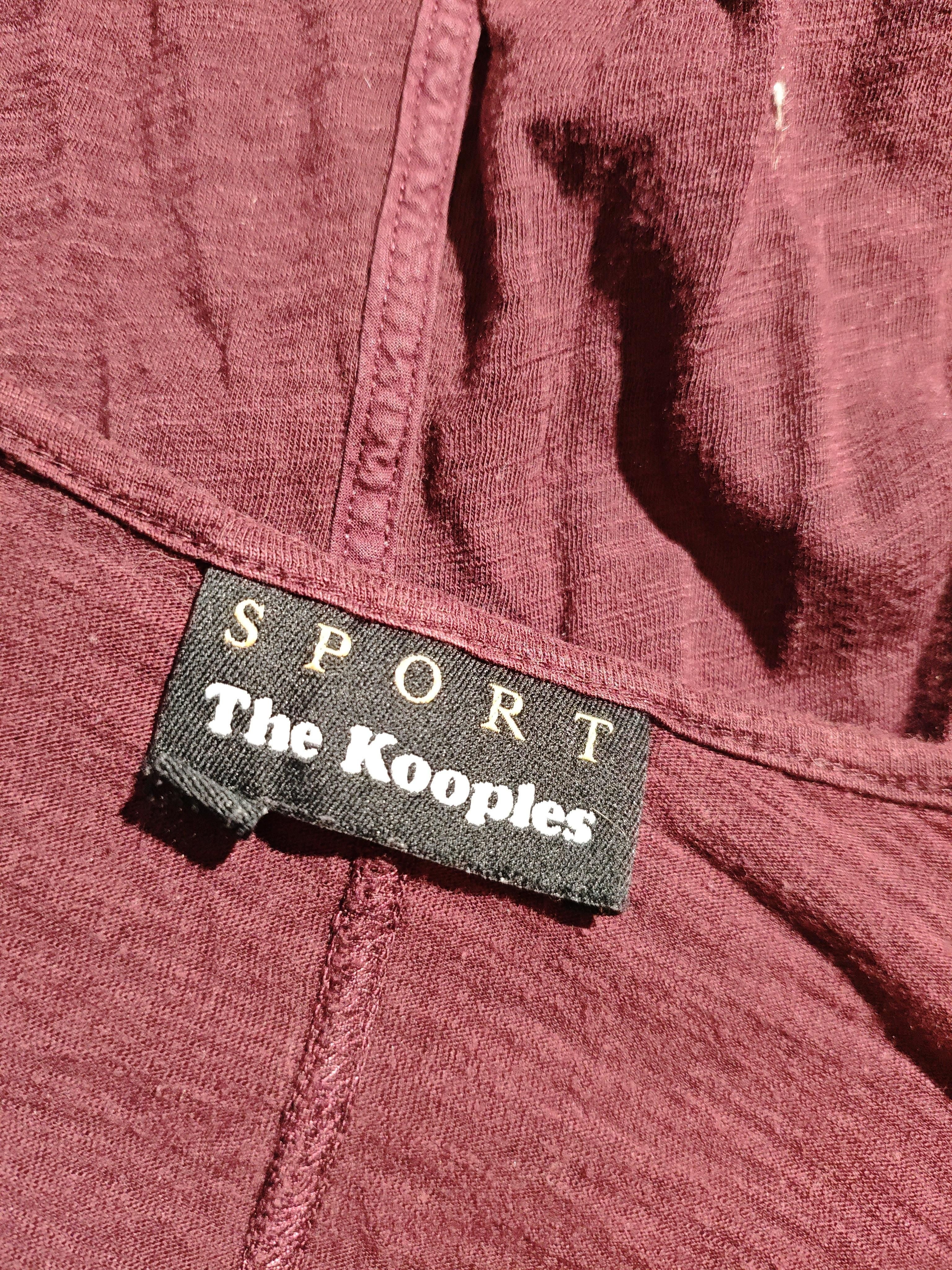 The Kooples Women's T-Shirt S Red Silk with Cotton, Lyocell Modal Basic - Image 7