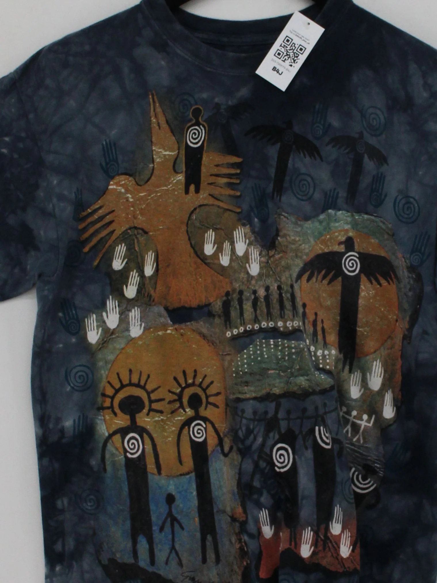 The Mountain Men's T-Shirt M Blue Graphic 100% Cotton Basic - Image 3