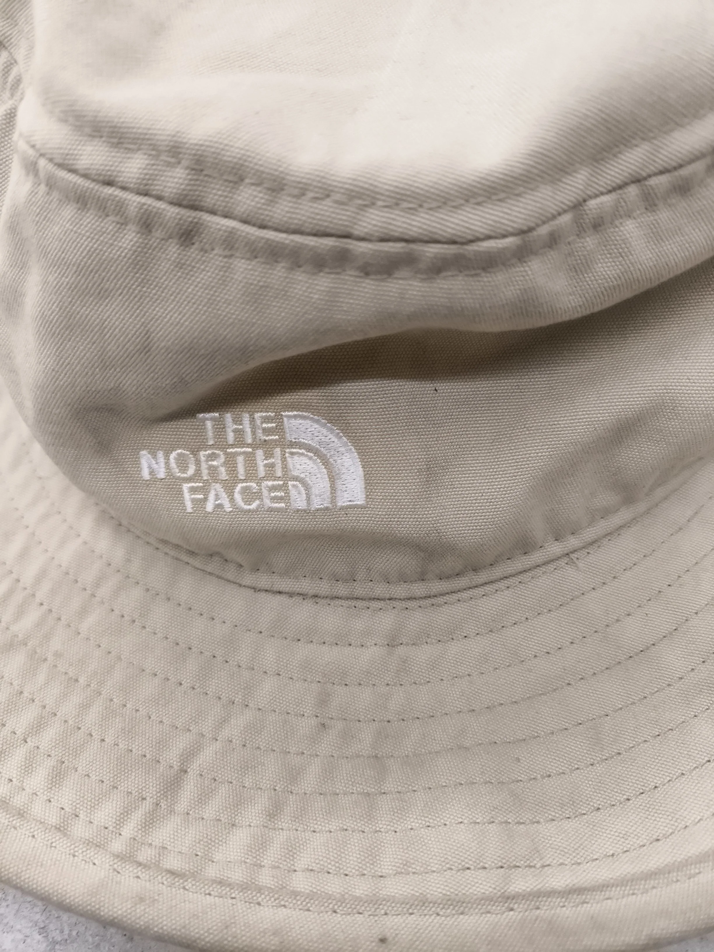 The North Face Men's Hat L Cream 100% Polyester Bucket Hat - Image 3