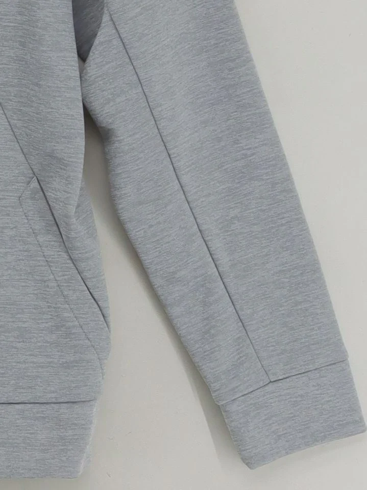 The North Face Men's Hoodie L Grey 100% Polyester Pullover - Image 4