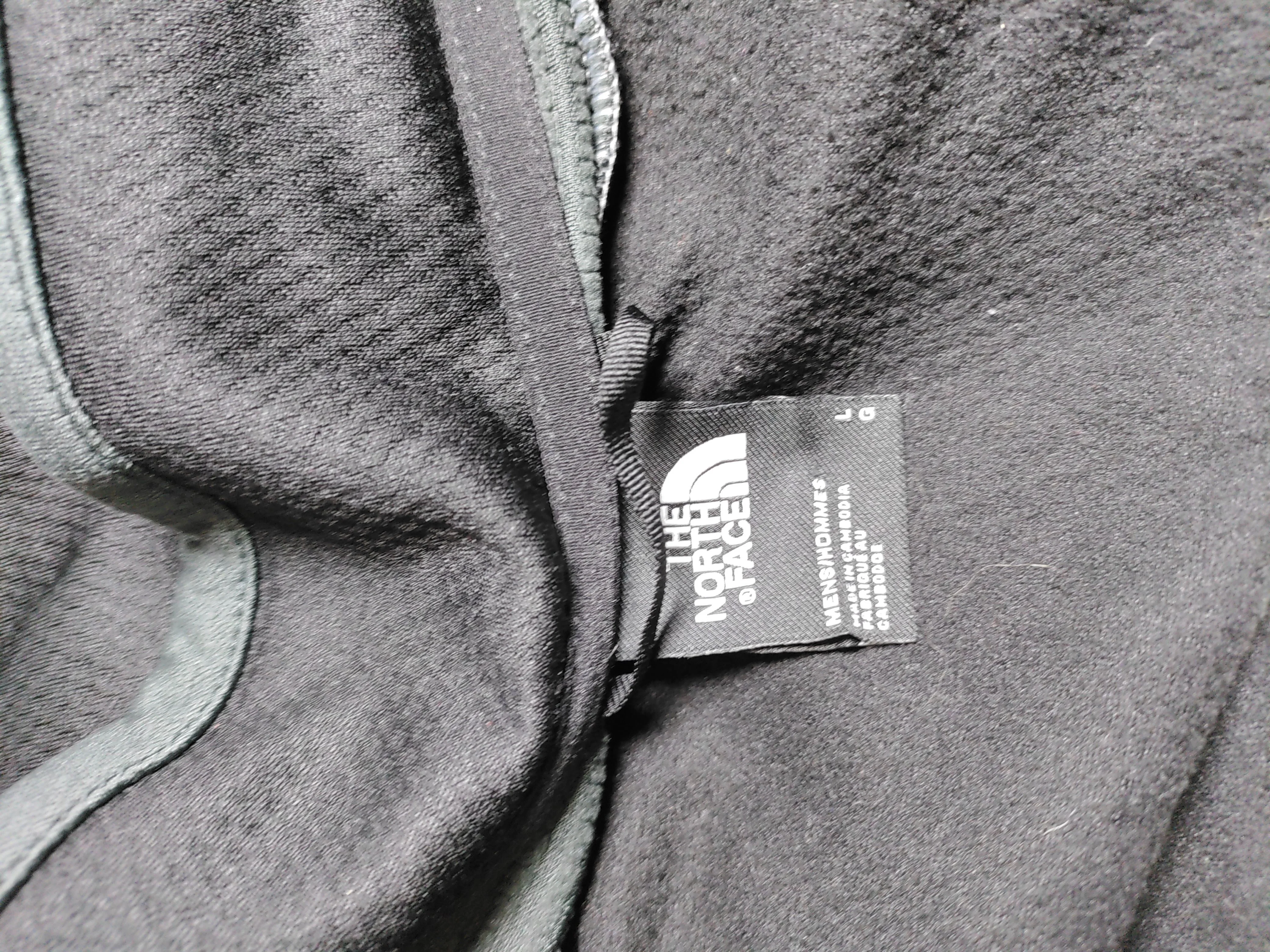 The North Face Men's Hoodie L Grey 100% Polyester Pullover - Image 6