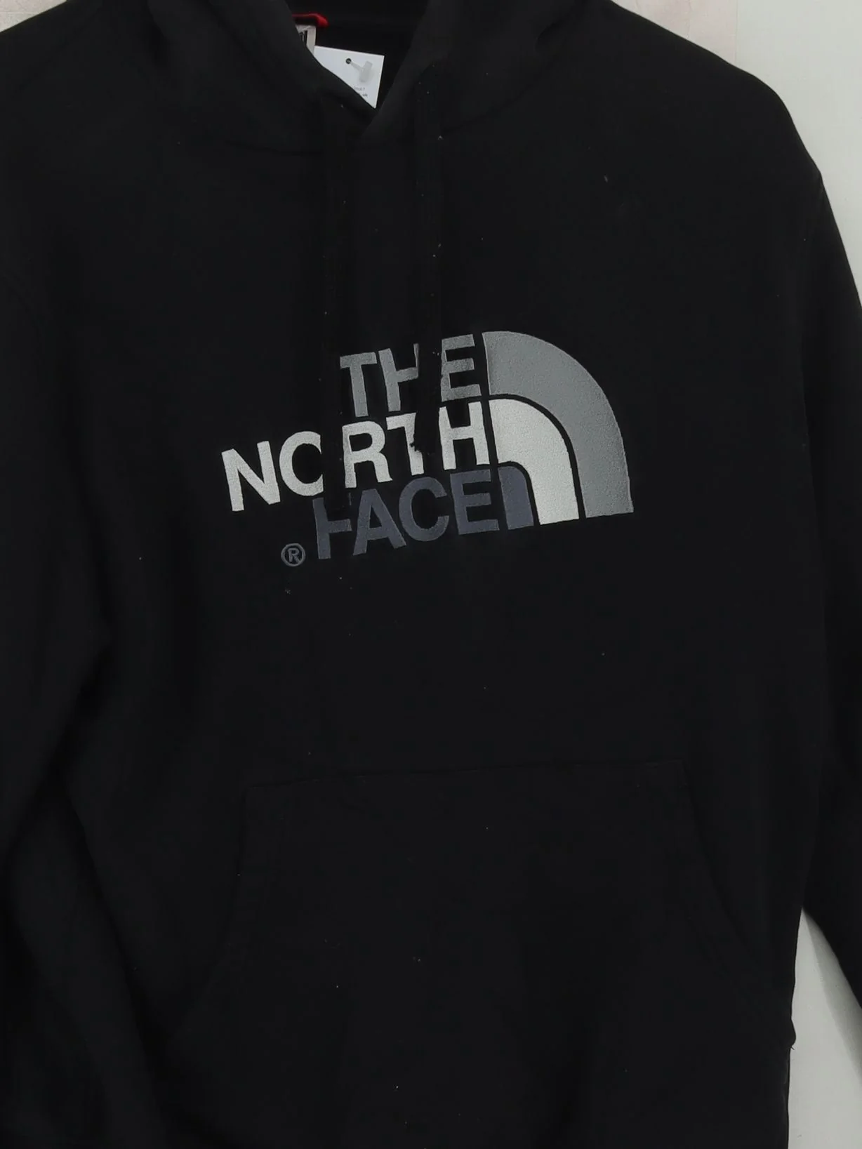 The North Face Men's Hoodie M Black Graphic 100% Cotton Pullover - Image 3