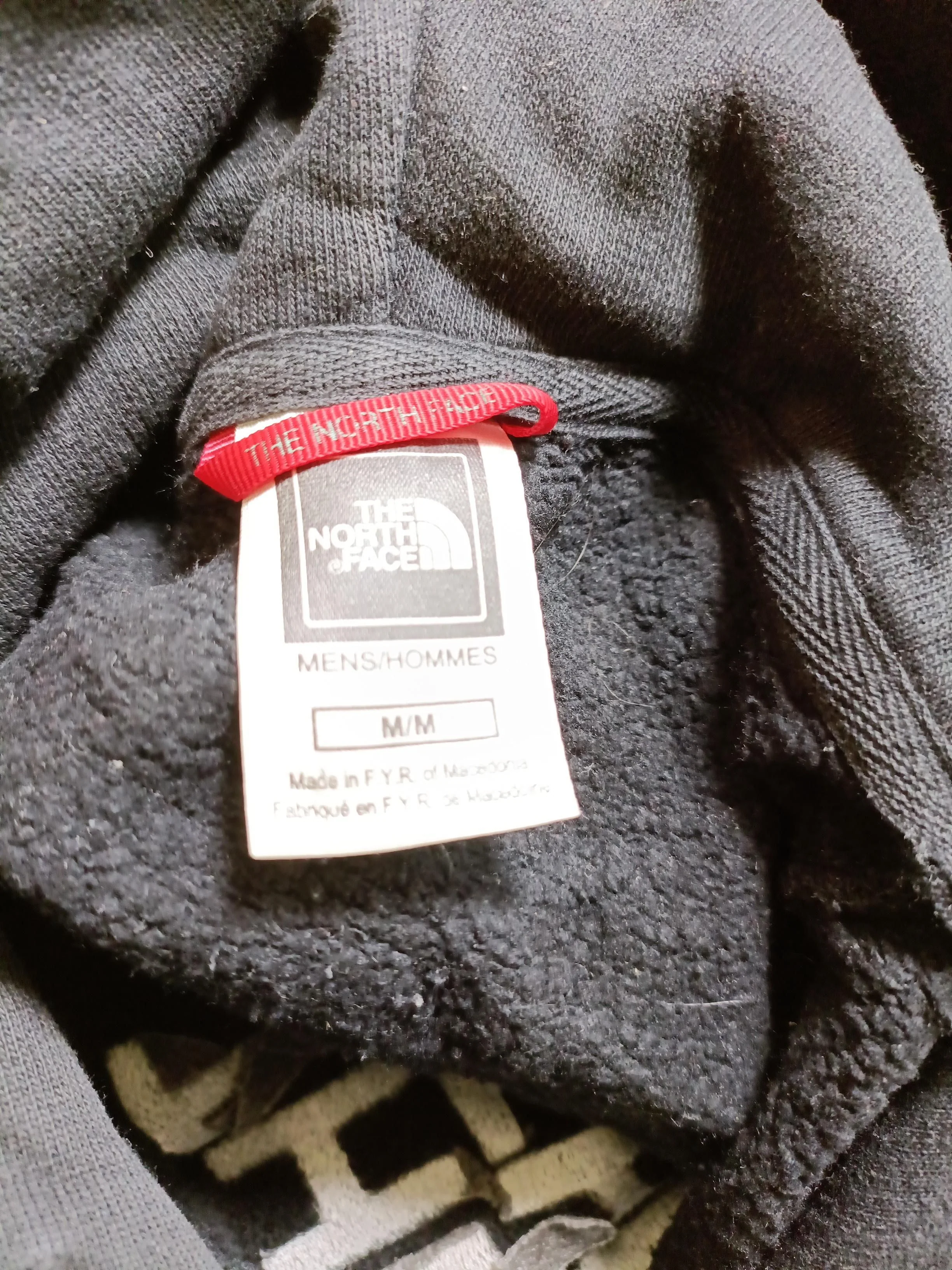 The North Face Men's Hoodie M Black Graphic 100% Cotton Pullover - Image 6