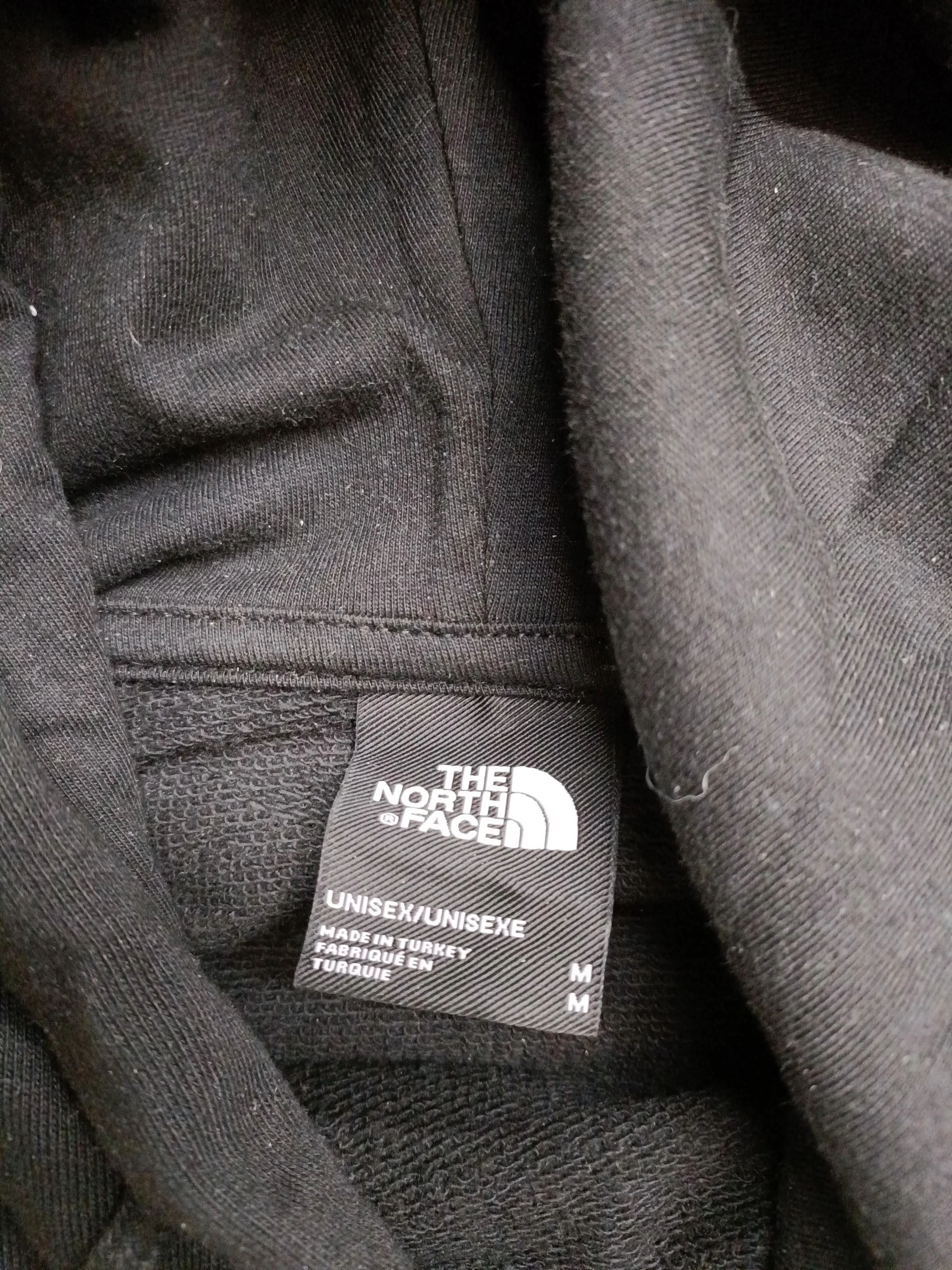 The North Face Men's Hoodie M Black Graphic 100% Cotton Pullover - Image 6