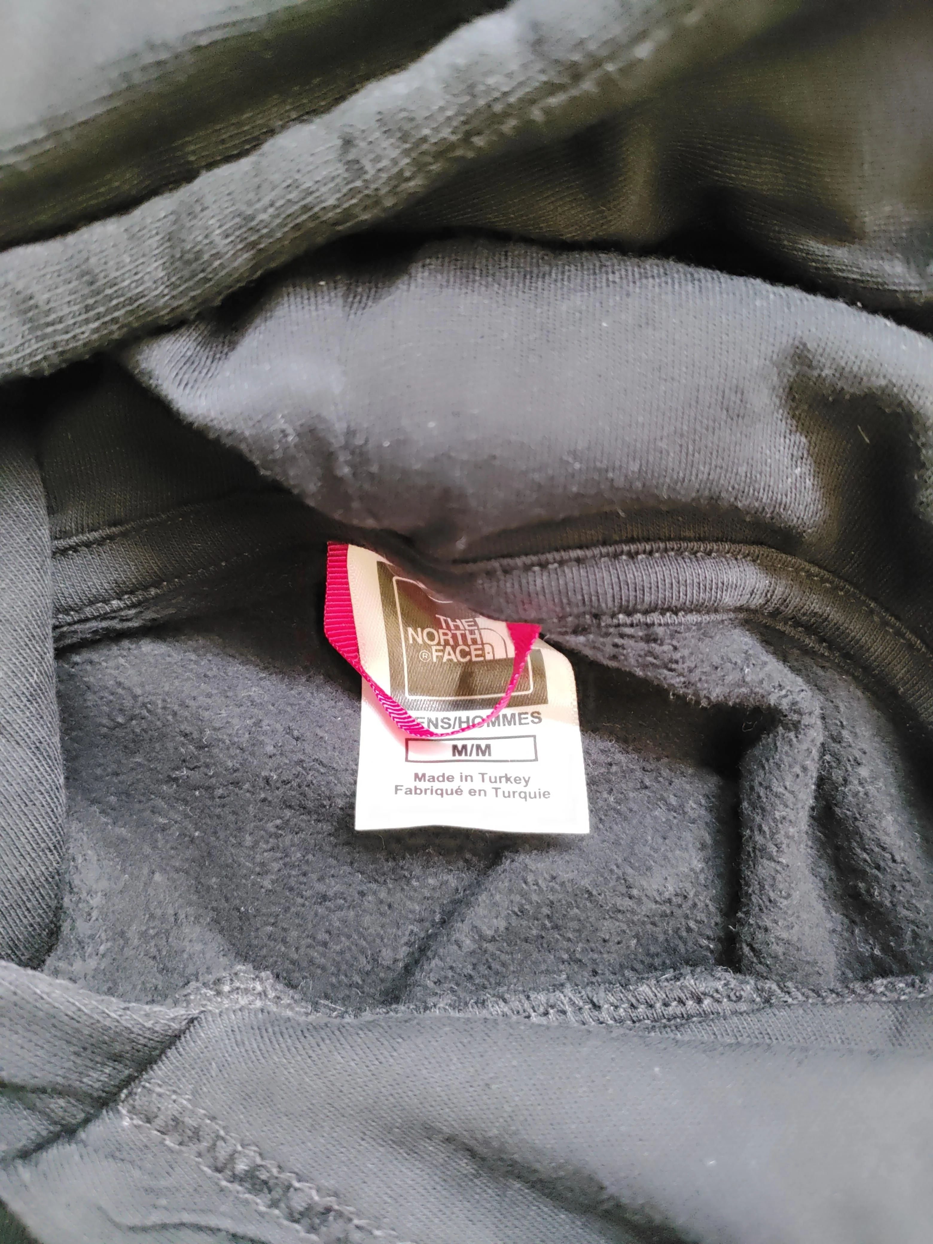The North Face Men's Hoodie M Black Graphic Cotton with Elastane Pullover - Image 6