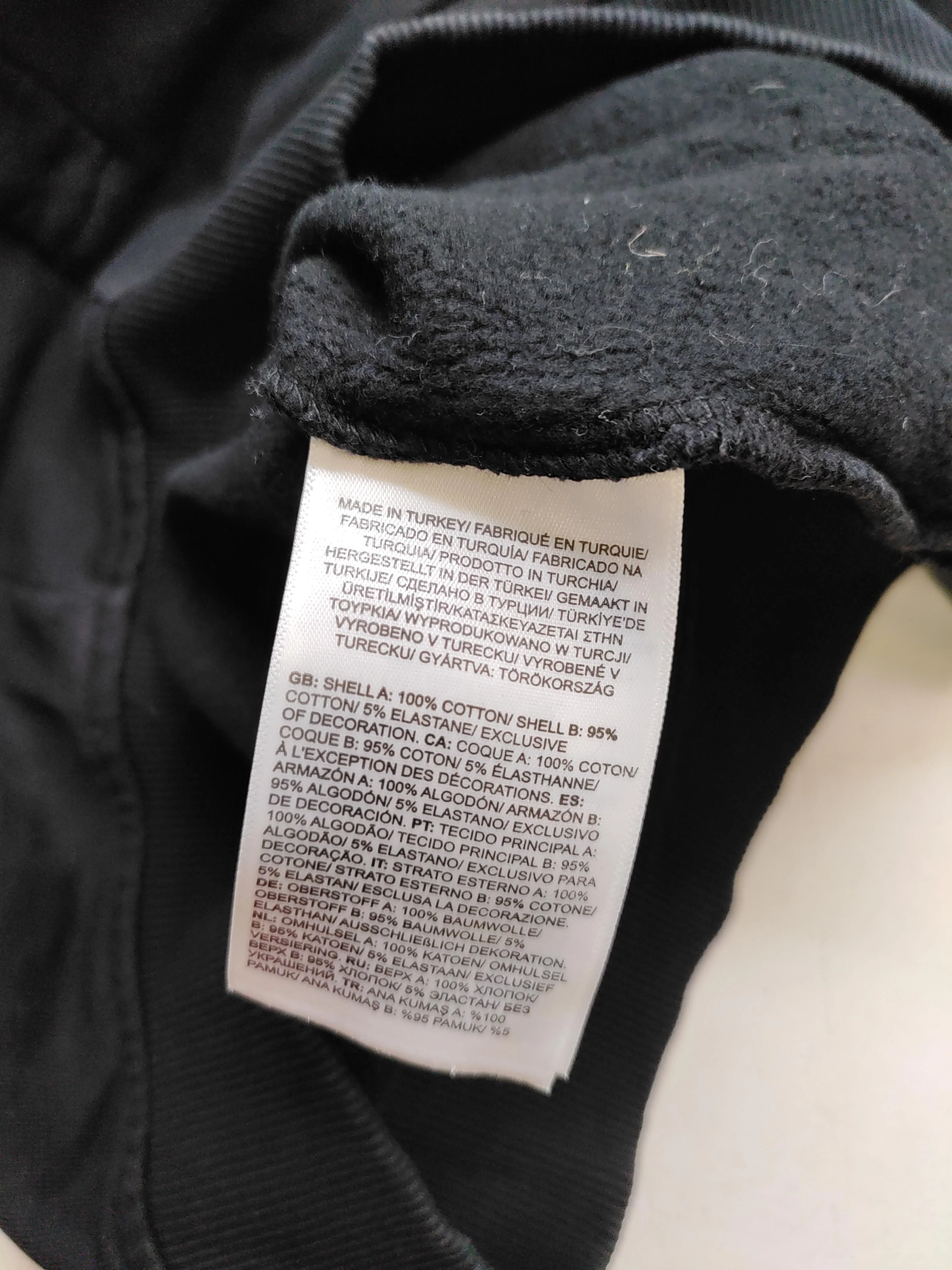 The North Face Men's Hoodie M Black Graphic Cotton with Elastane Pullover - Image 7