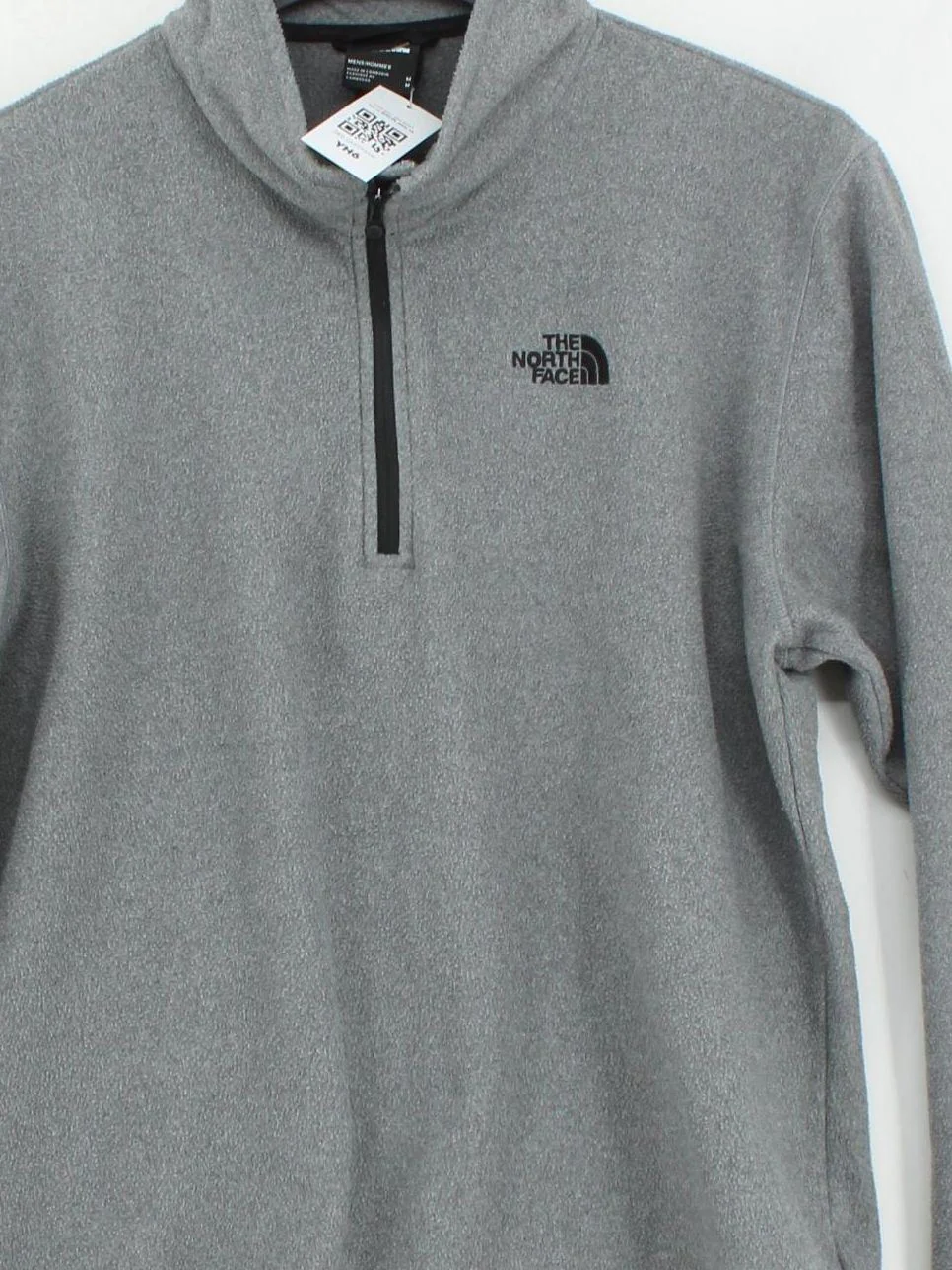 The North Face Men's Hoodie M Grey 100% Polyester Pullover - Image 3
