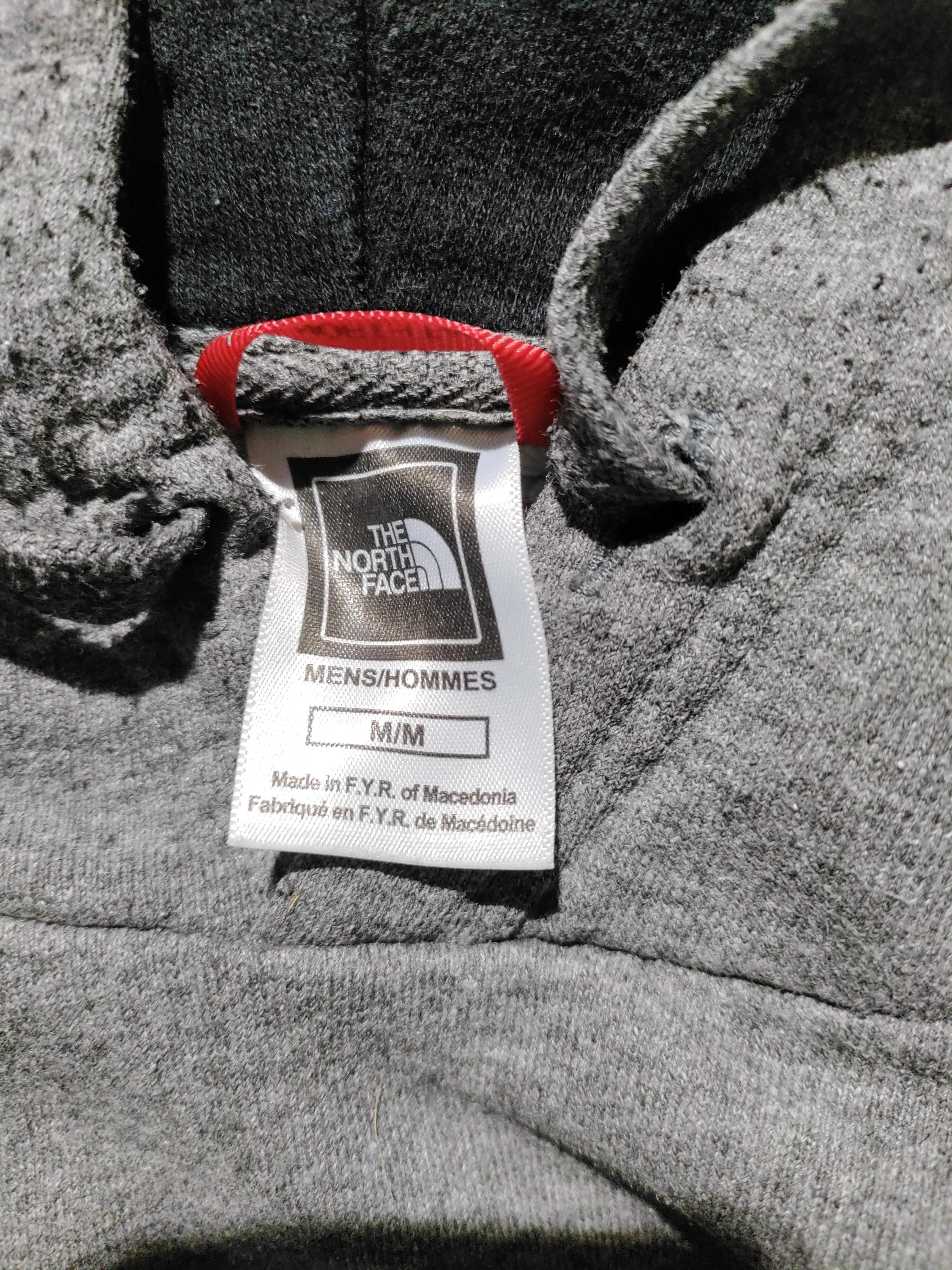 The North Face Men's Hoodie M Grey Cotton with Polyester Pullover - Image 5