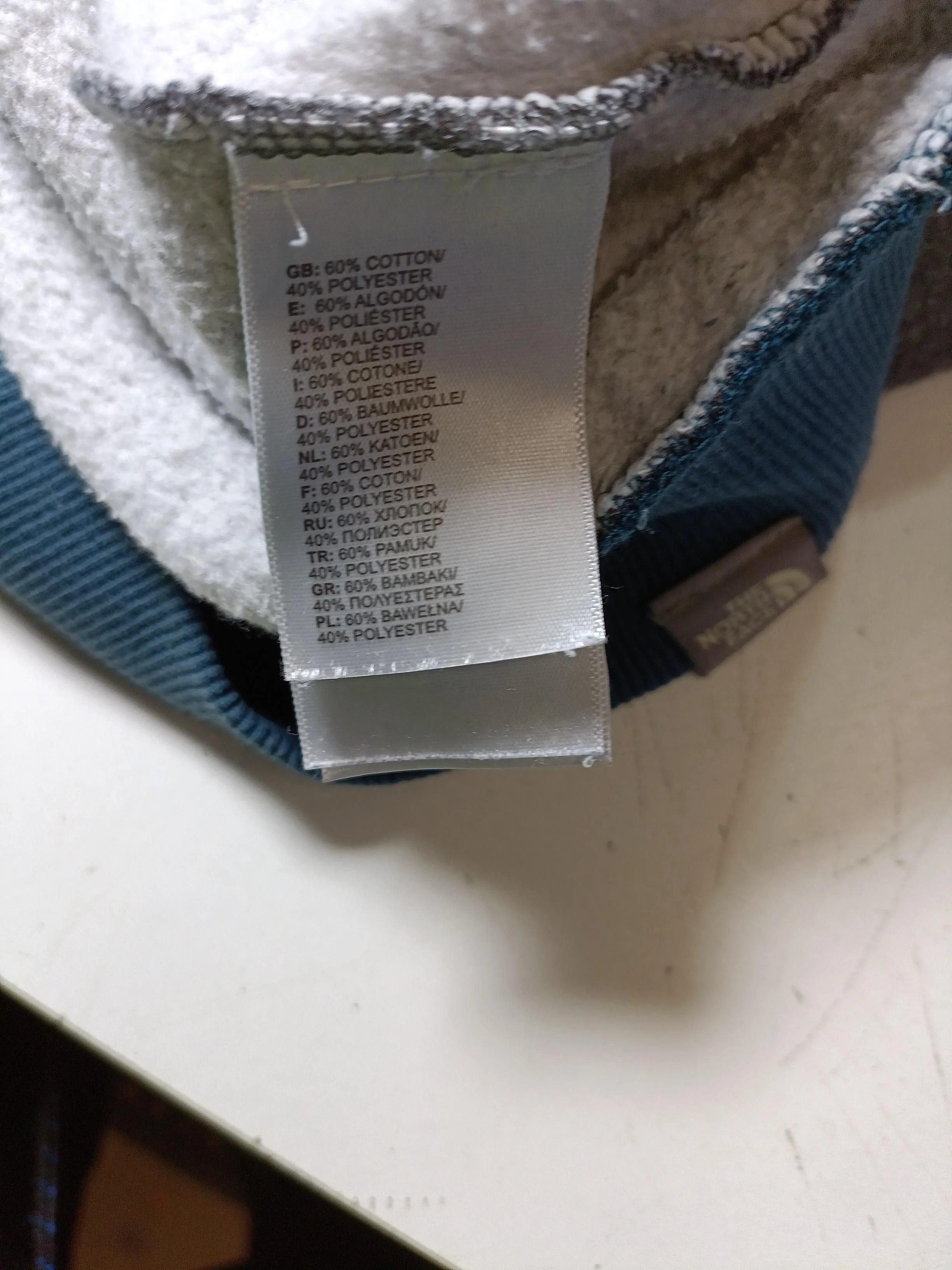 The North Face Men's Hoodie S Multi Cotton with Polyester Pullover - Image 6