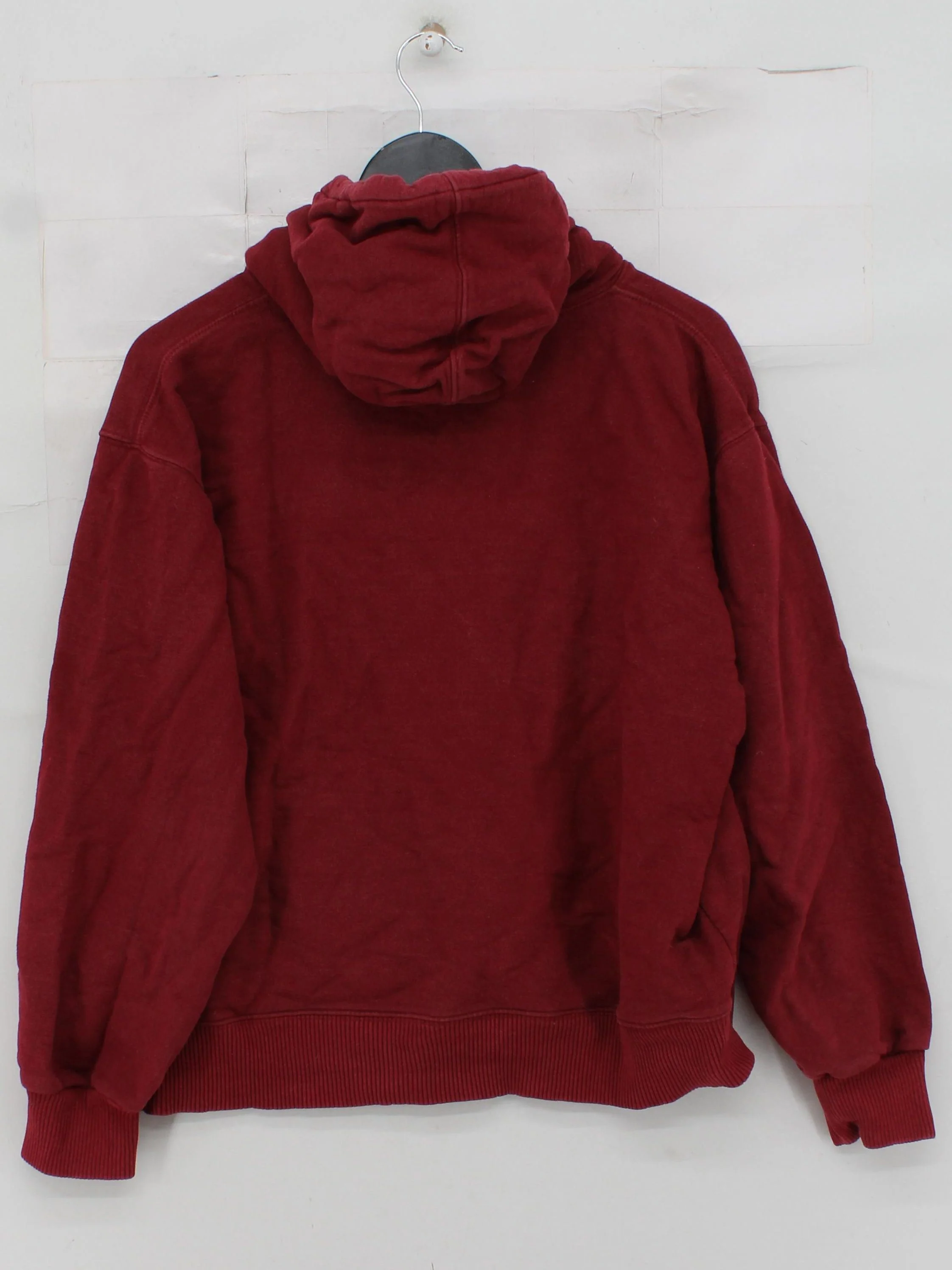 The North Face Men's Hoodie S Red 100% Cotton Pullover - Image 2
