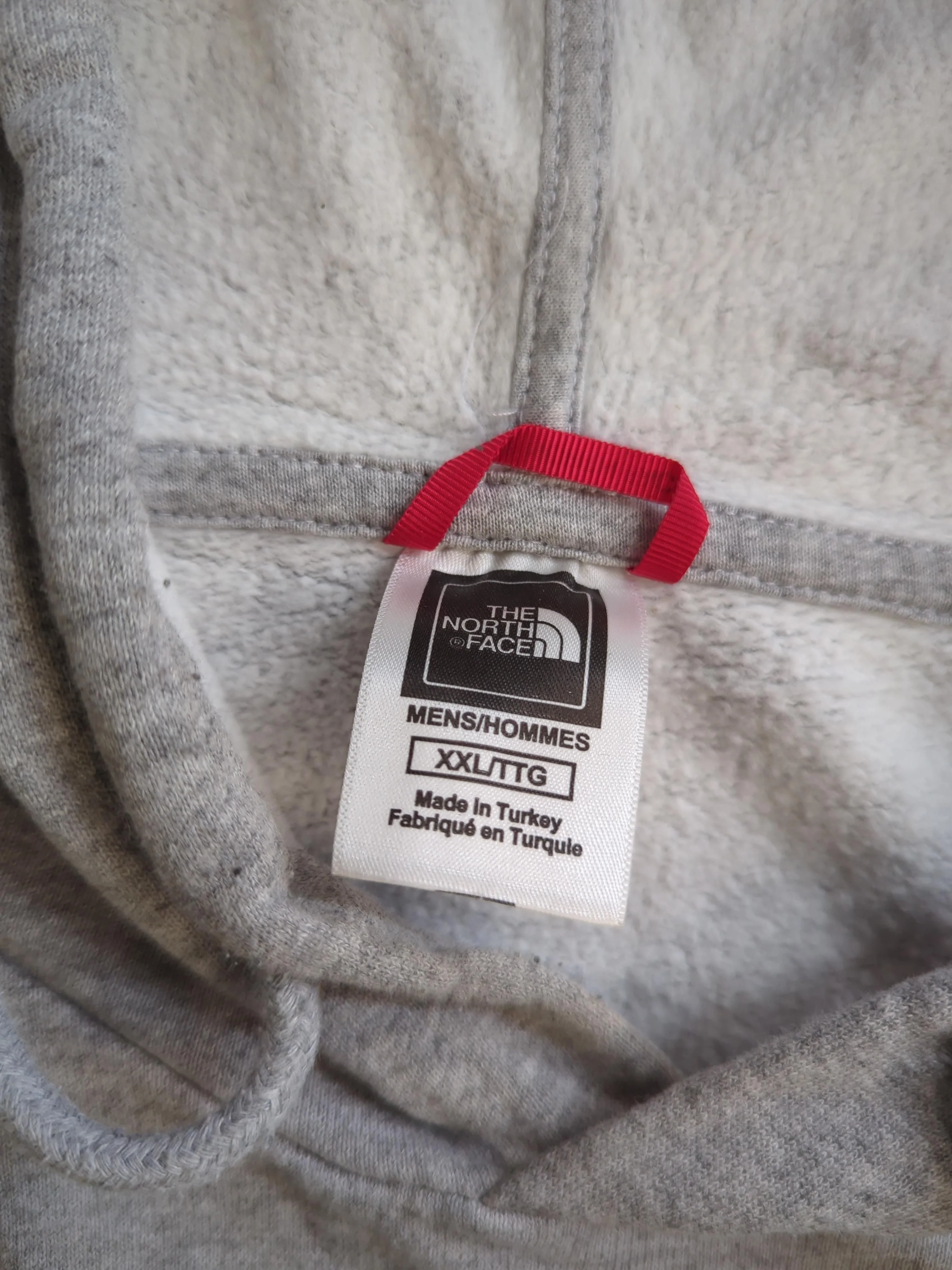 The North Face Men's Hoodie XXL Grey Graphic 100% Cotton Pullover - Image 5