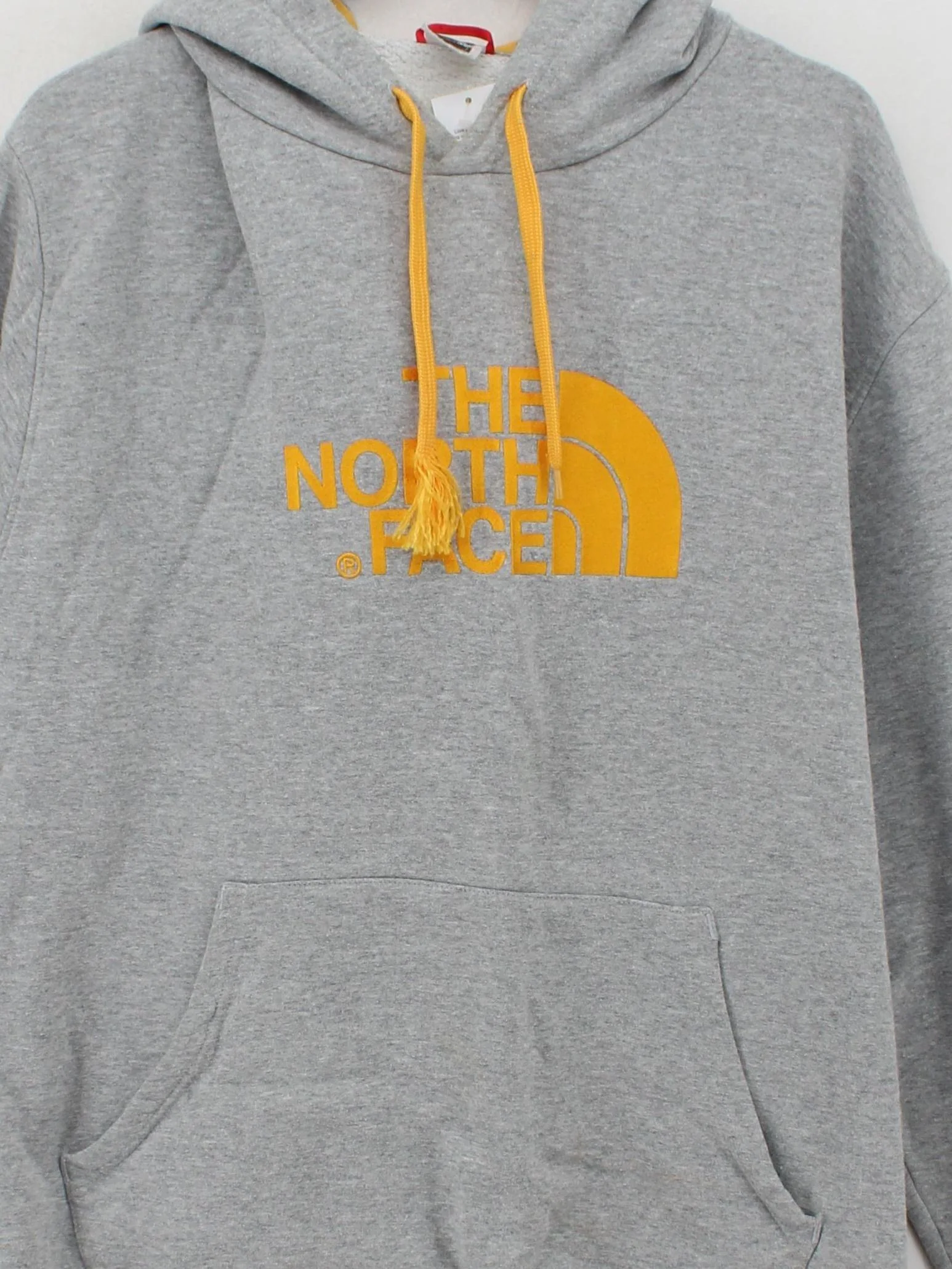 The North Face Men's Hoodie XXL Grey Graphic Cotton with Polyester Pullover - Image 3