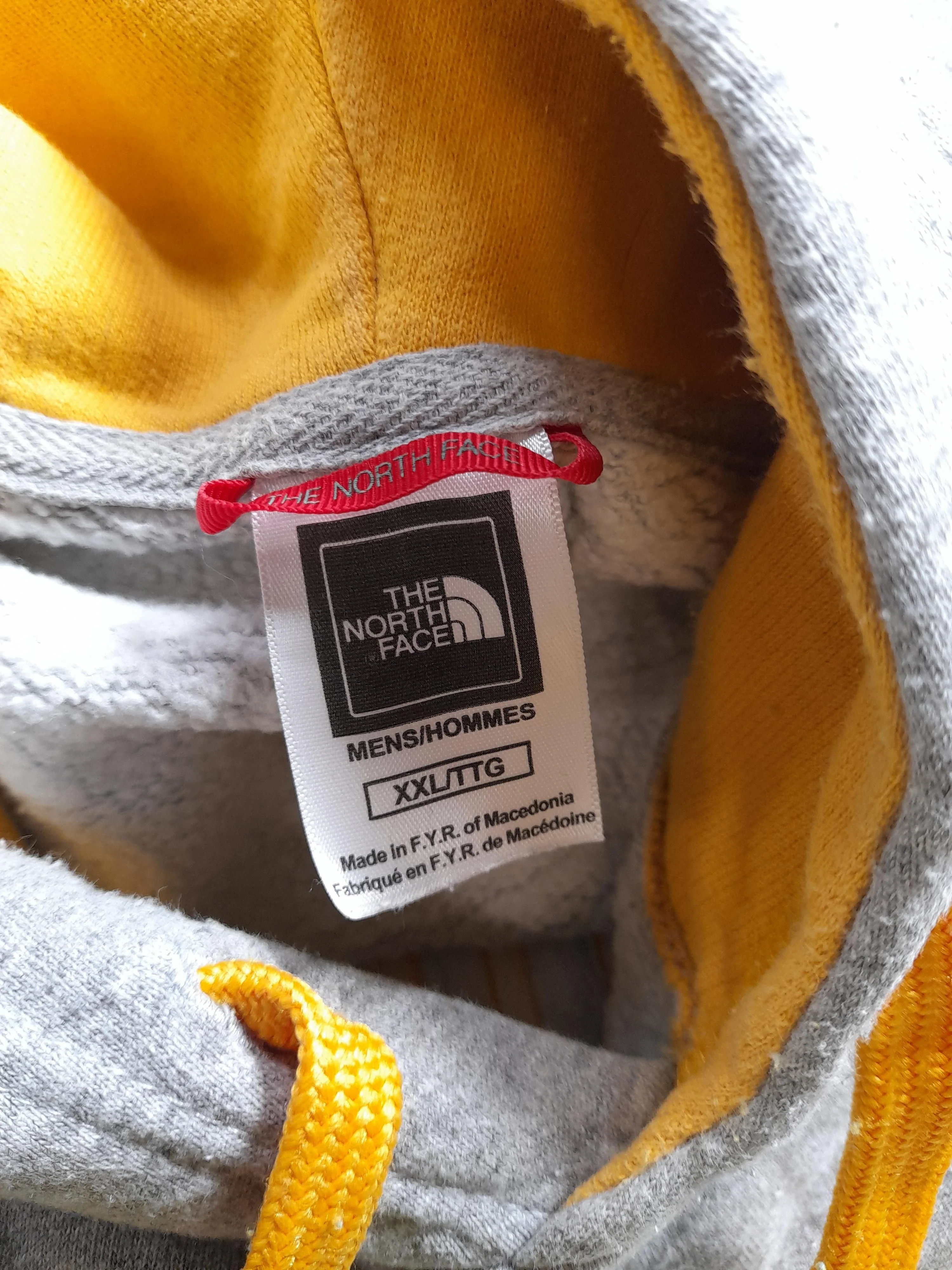 The North Face Men's Hoodie XXL Grey Graphic Cotton with Polyester Pullover - Image 6