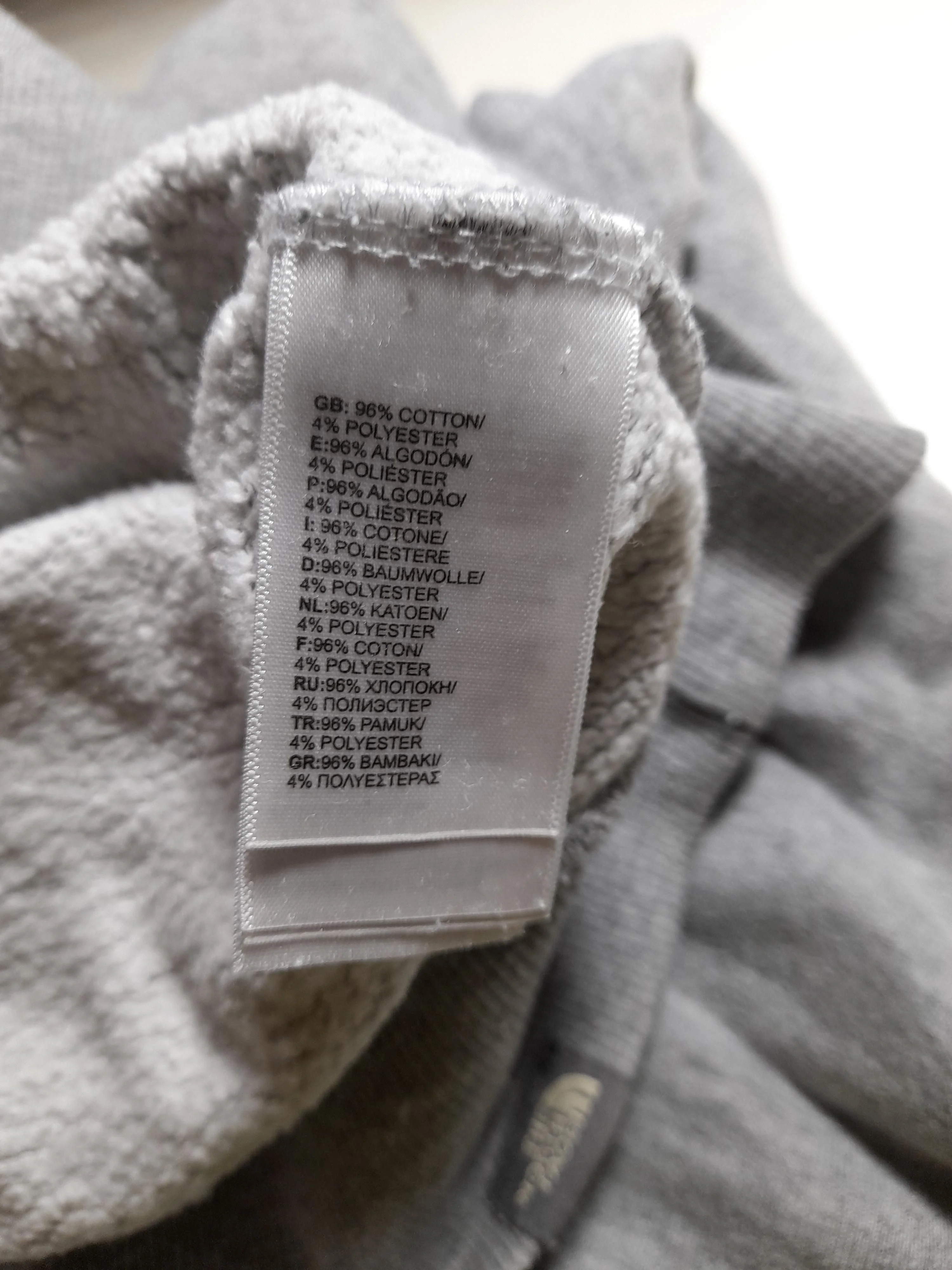 The North Face Men's Hoodie XXL Grey Graphic Cotton with Polyester Pullover - Image 7
