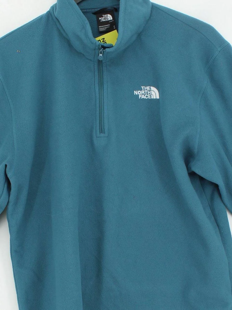 The North Face Men's Jumper M Blue 100% Polyester Mock Neck Pullover - Image 3