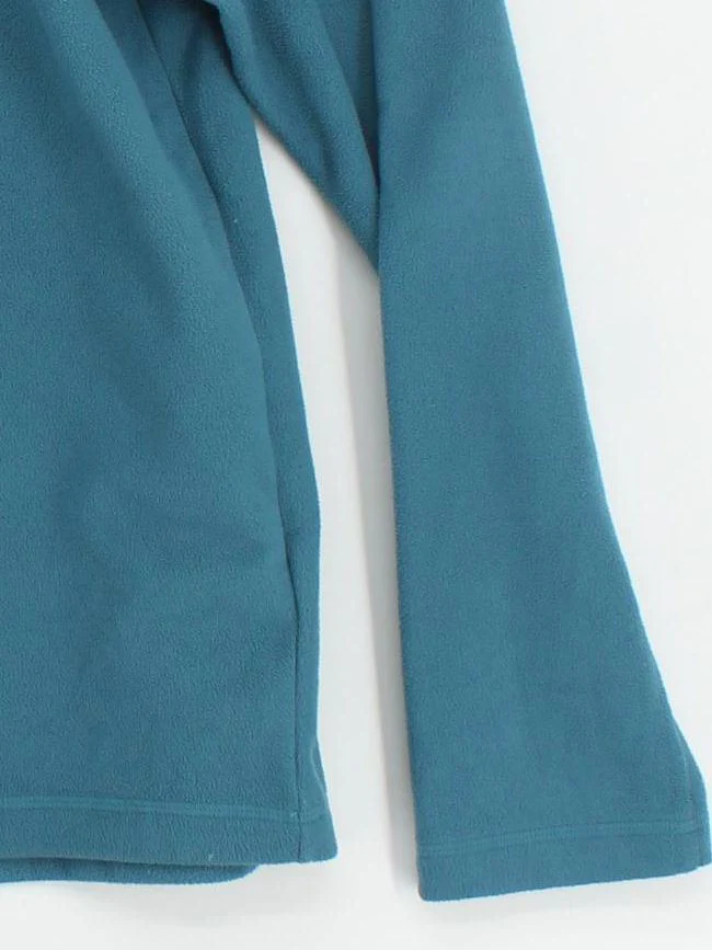 The North Face Men's Jumper M Blue 100% Polyester Mock Neck Pullover - Image 4