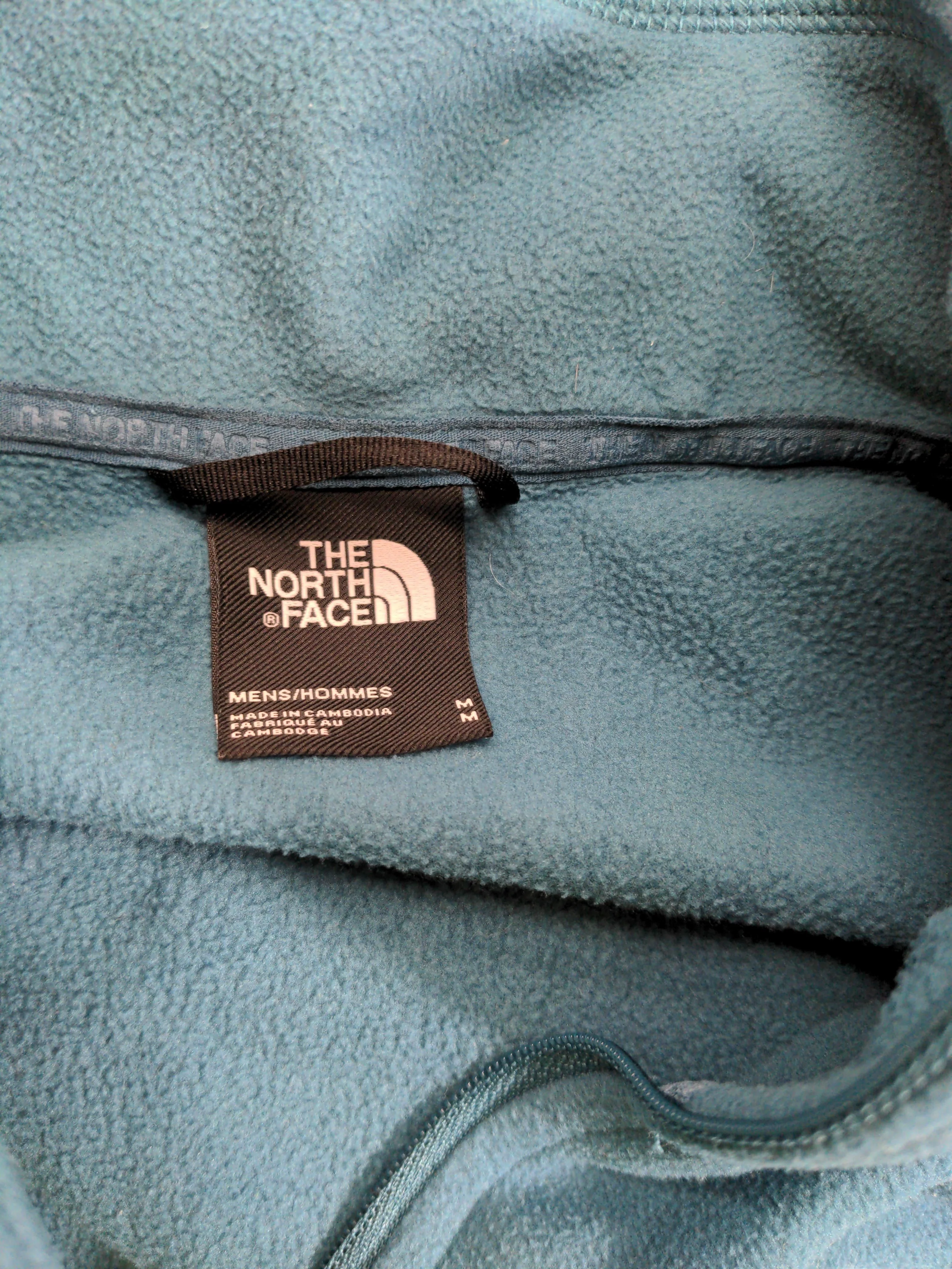 The North Face Men's Jumper M Blue 100% Polyester Mock Neck Pullover - Image 5