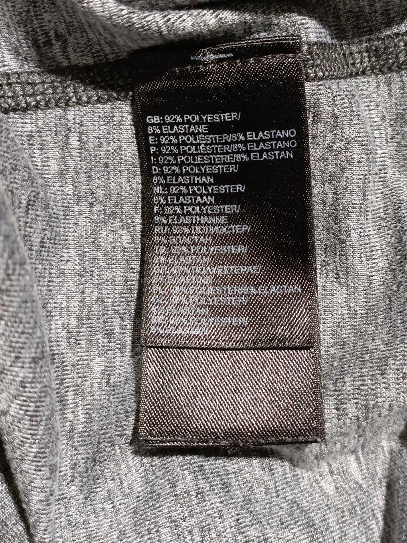 The North Face Men's Loungewear M Grey Polyester with Elastane Mock Neck Basic - Image 6