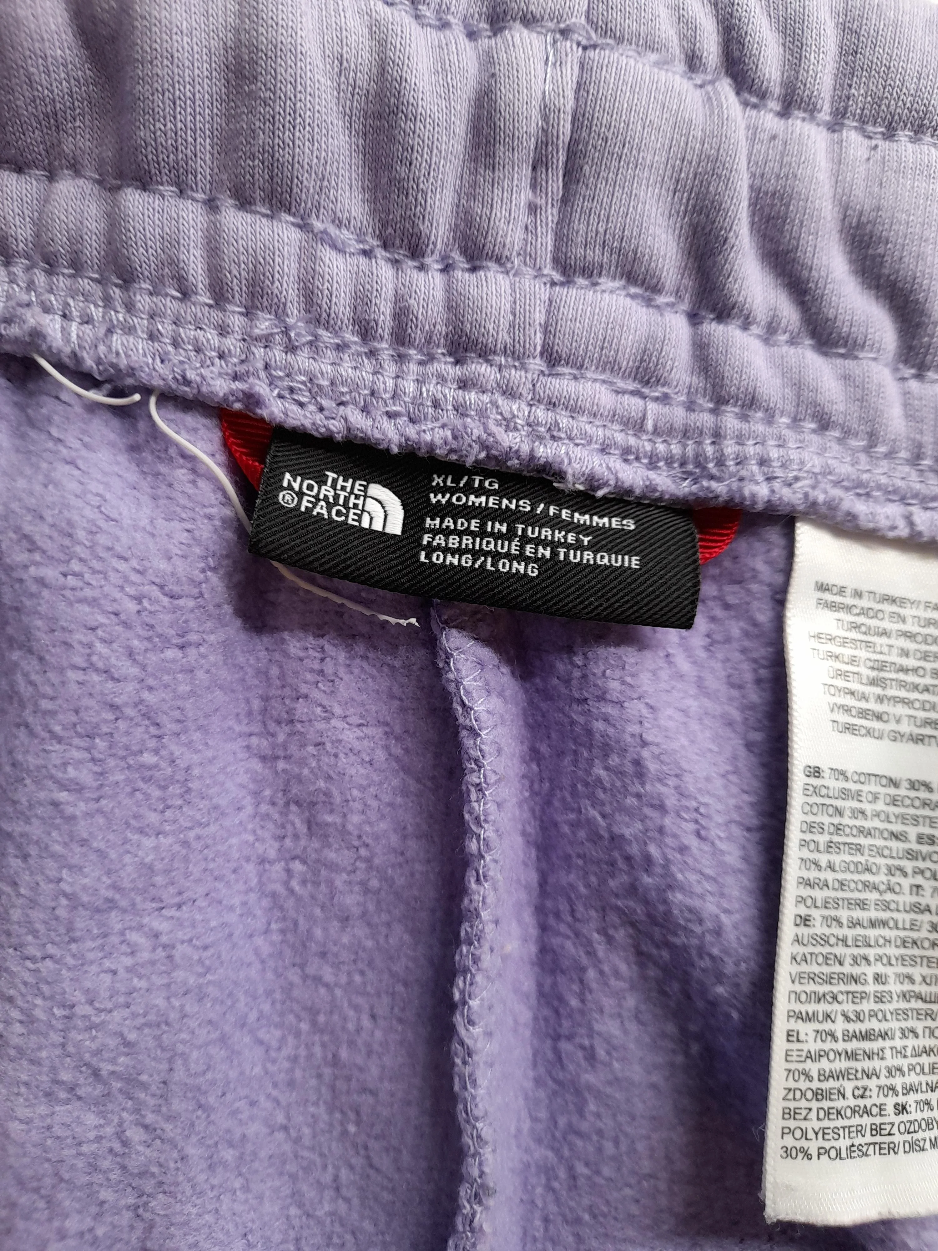 The North Face Men's Sports Bottoms XL Purple Cotton with Polyester Sweatpants - Image 6