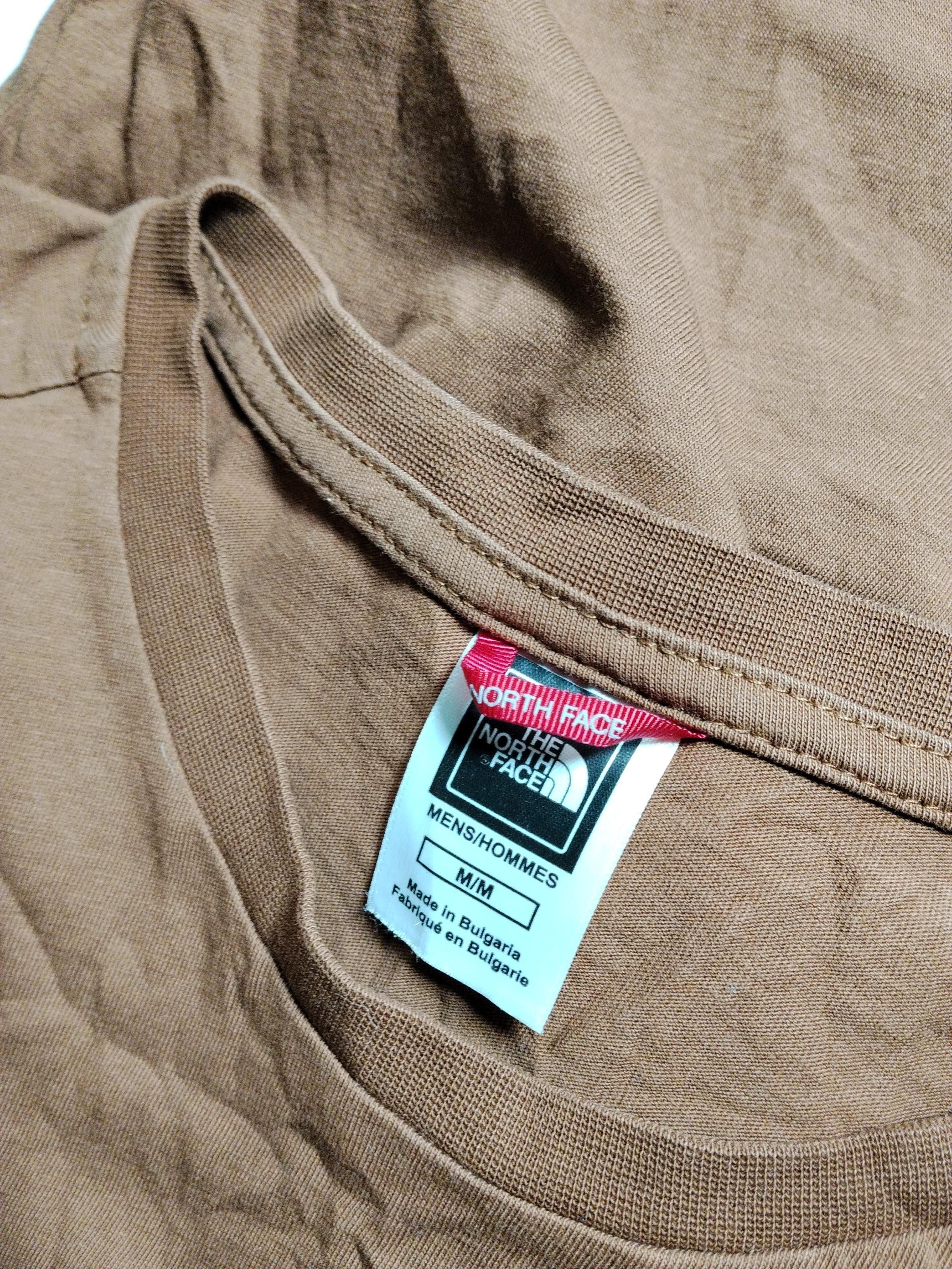 The North Face Men's T-Shirt M Brown 100% Cotton Basic - Image 5