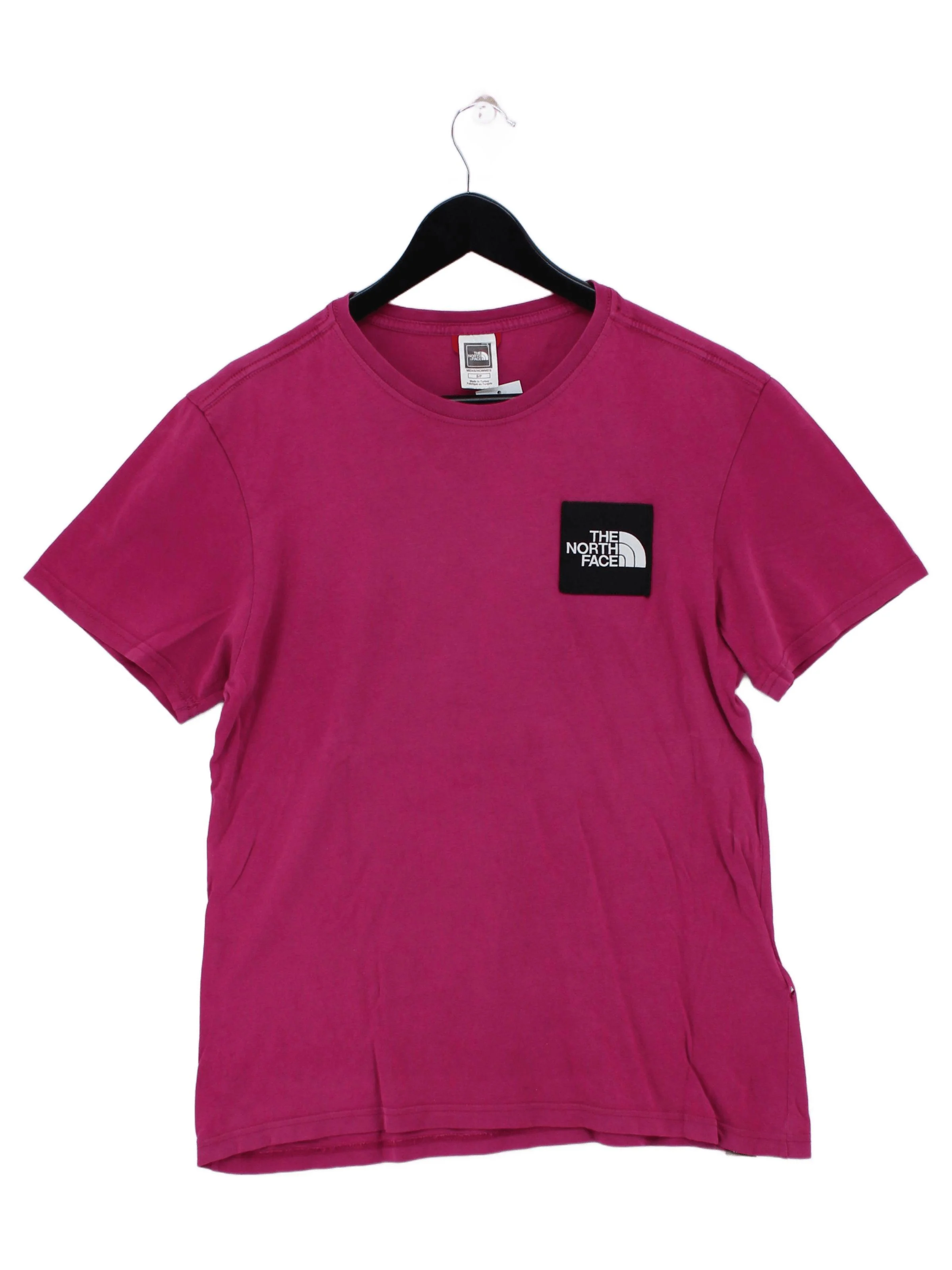 The North Face Men's T-Shirt M Pink Graphic 100% Cotton Basic