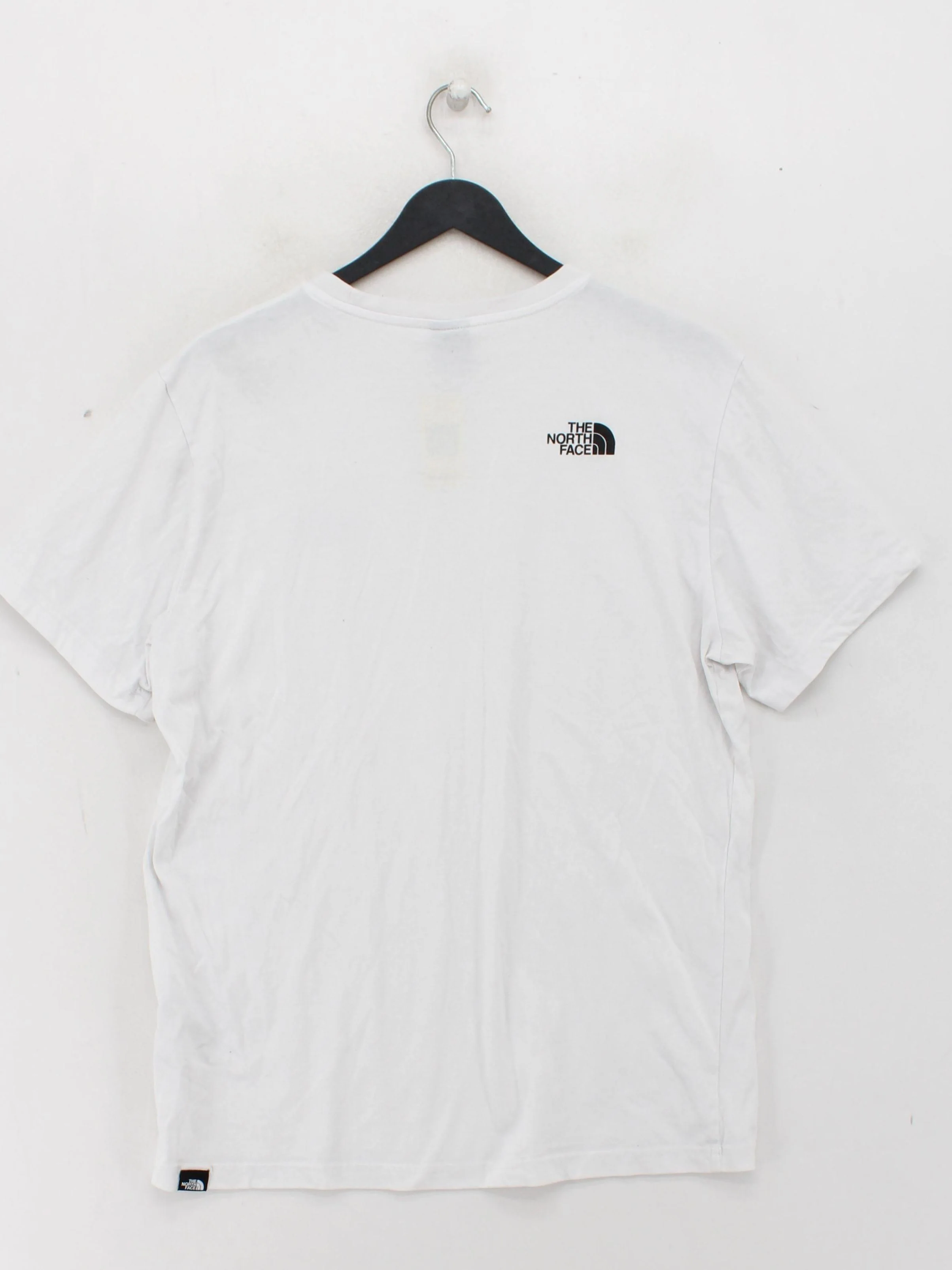 The North Face Men's T-Shirt M White Cotton with Polyester Basic - Image 2