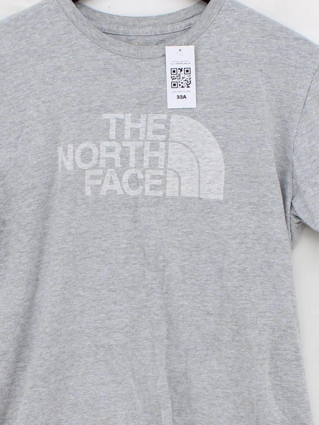 The North Face Men's T-Shirt S Grey Graphic 100% Cotton Basic - Image 3