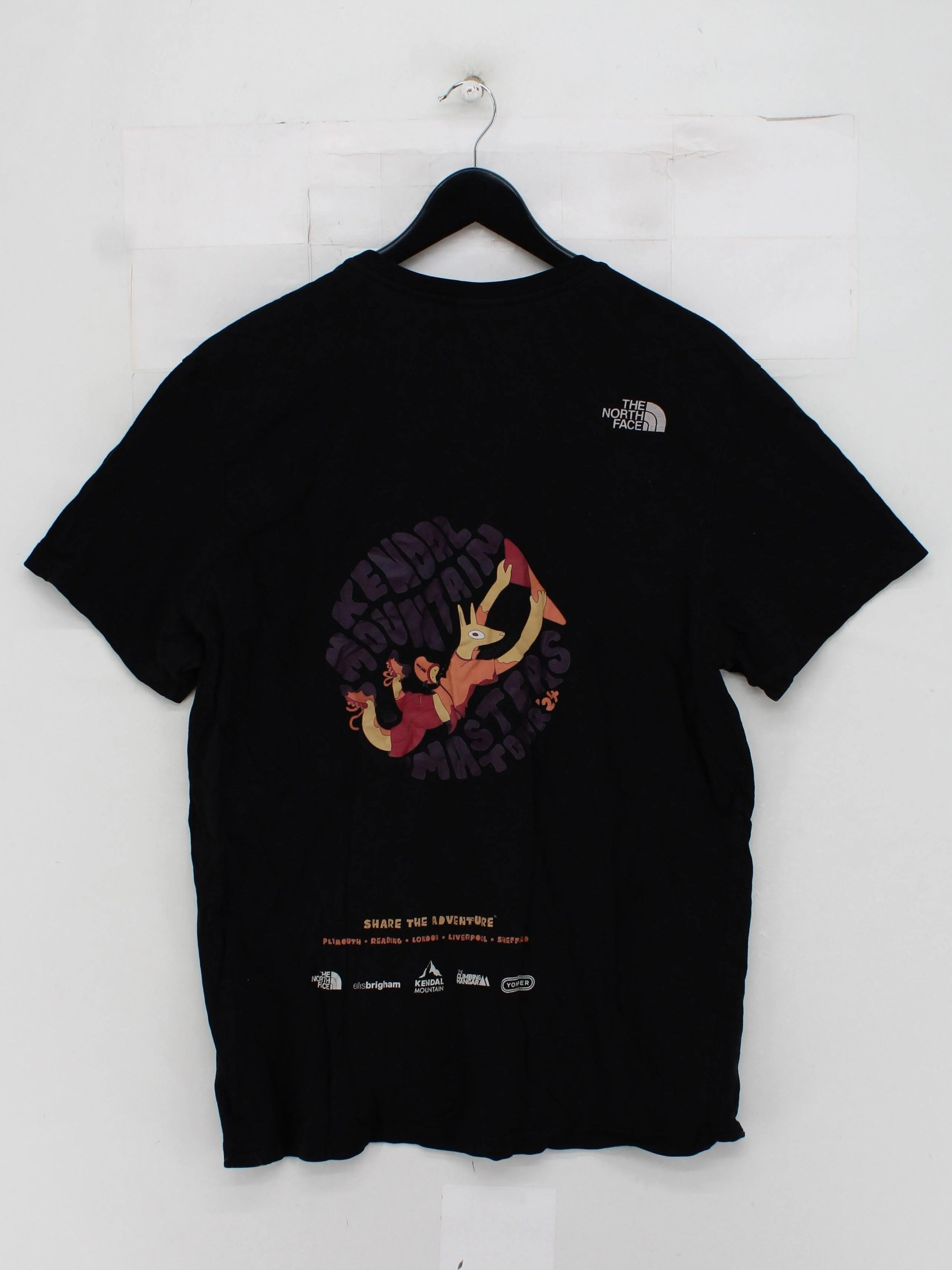 The North Face Men's T-Shirt XL Black Graphic 100% Cotton Basic - Image 2