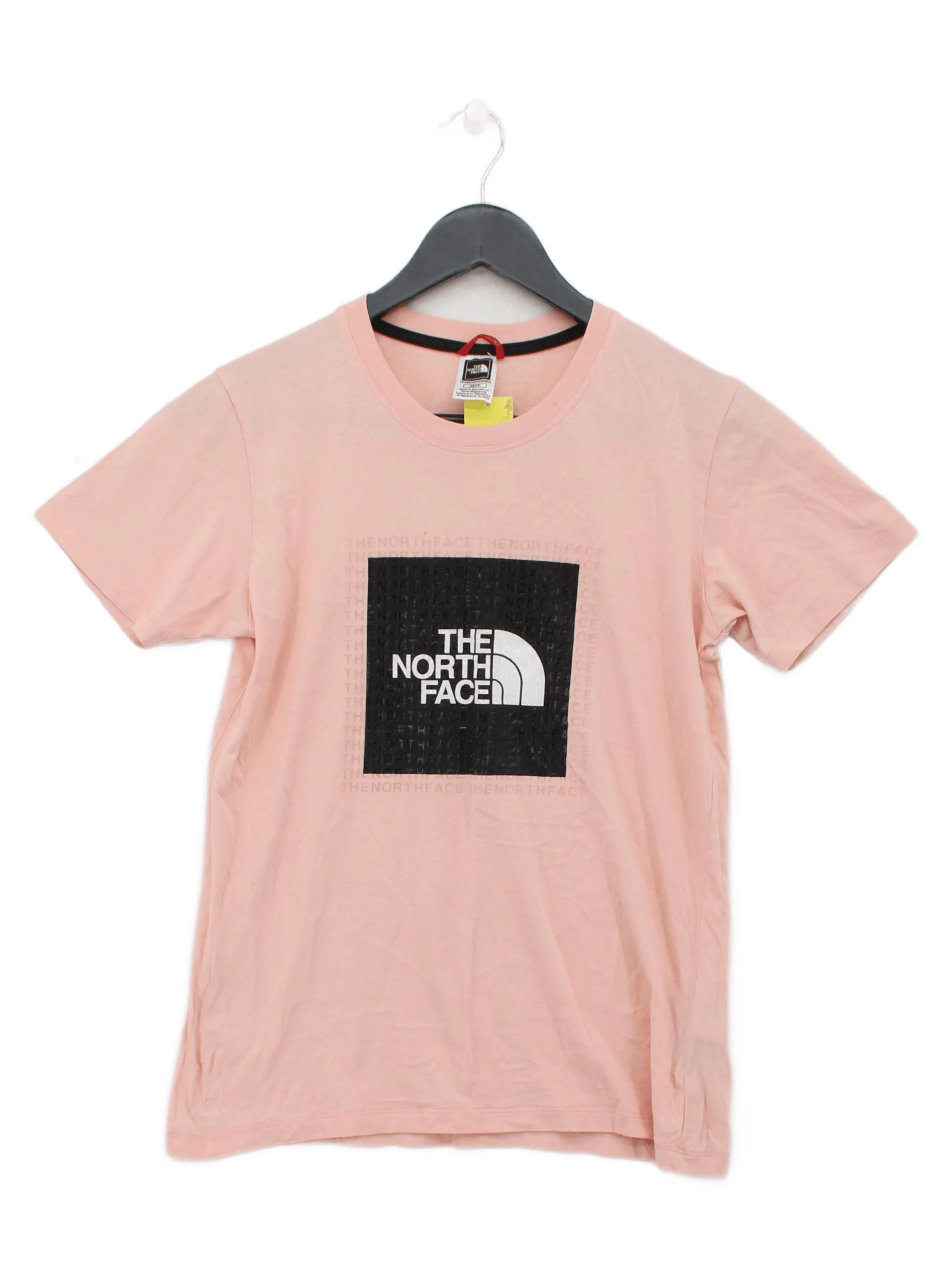 The North Face Men's T-Shirt XS Pink Graphic 100% Cotton Basic