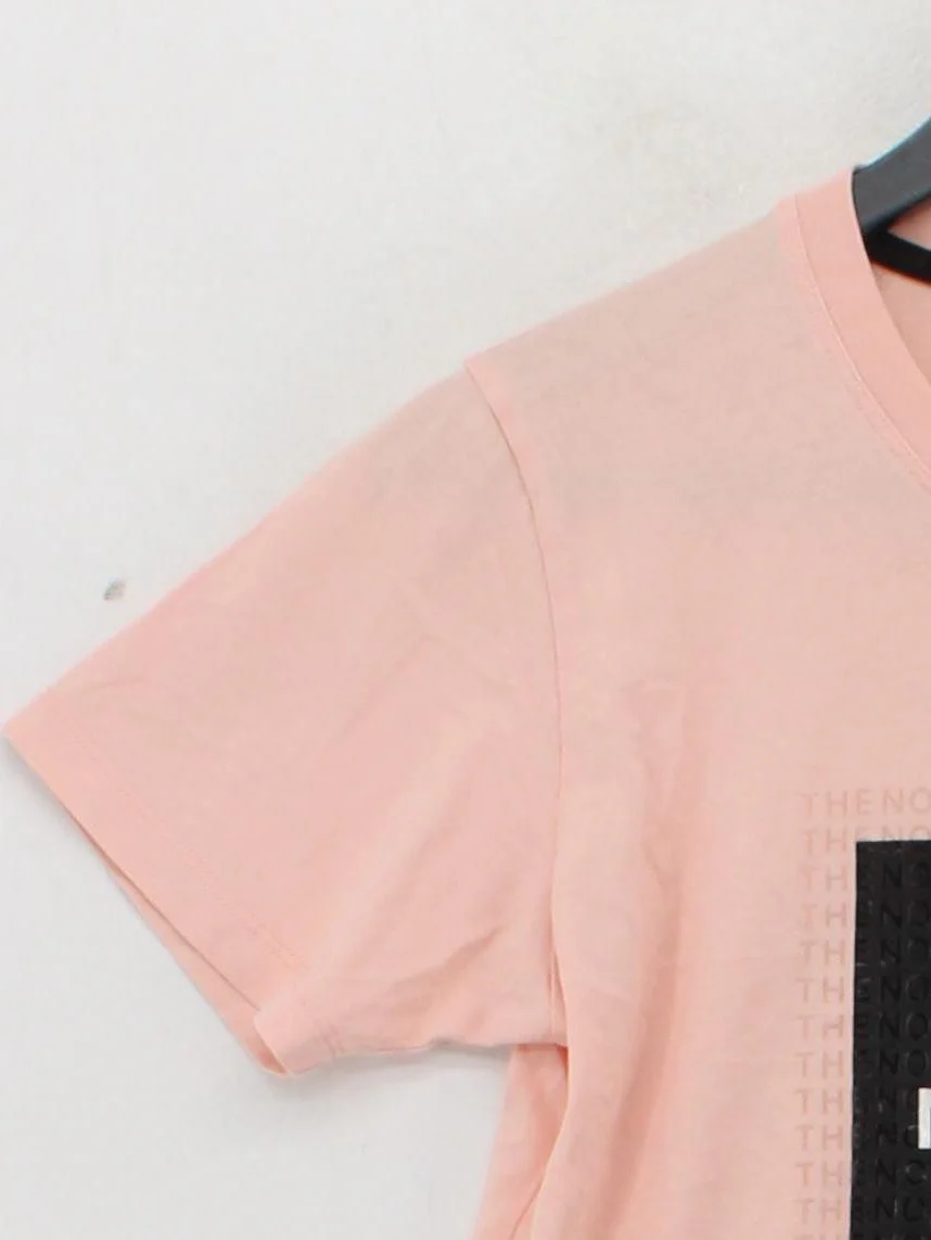 The North Face Men's T-Shirt XS Pink Graphic 100% Cotton Basic - Image 4