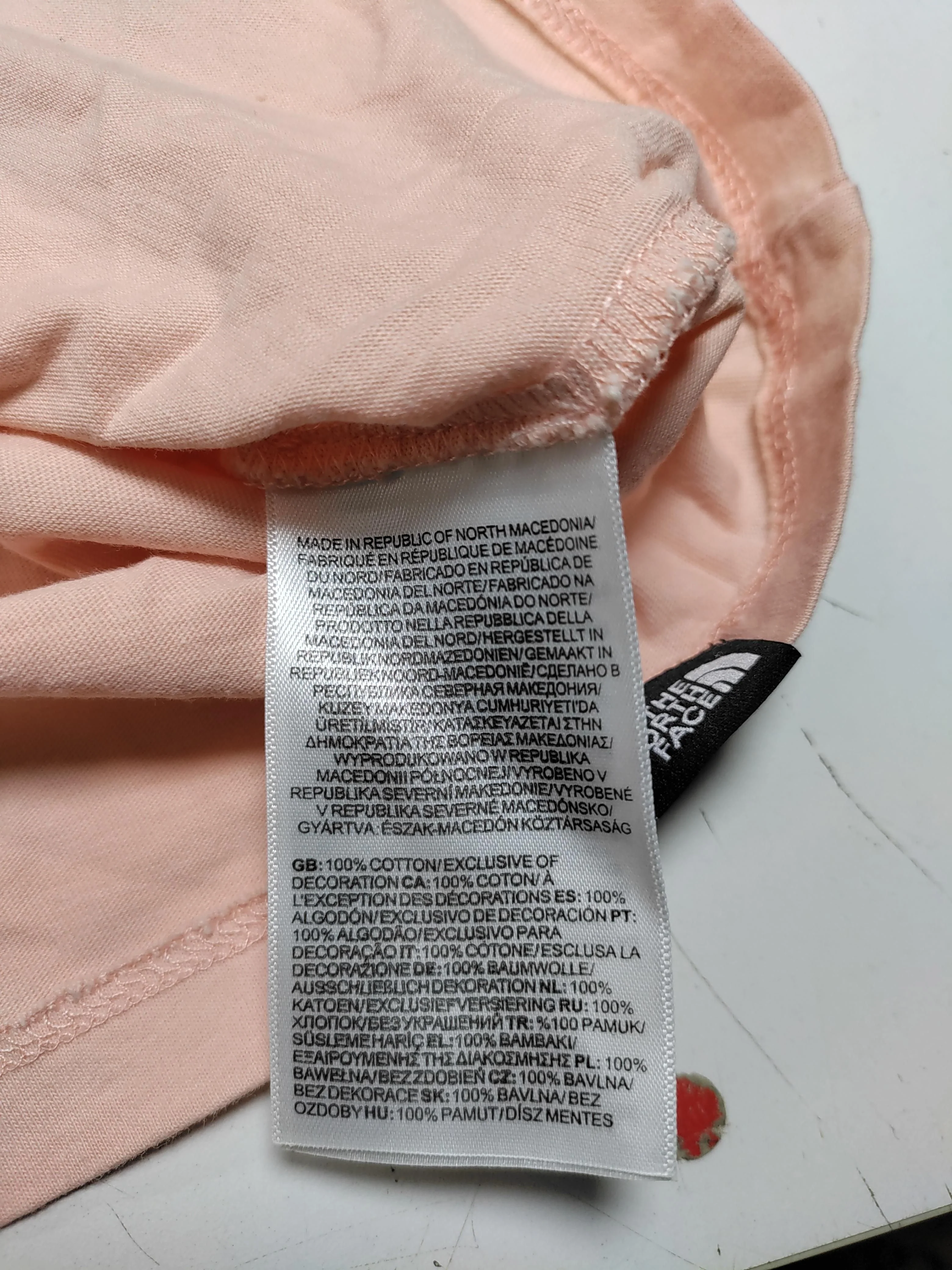 The North Face Men's T-Shirt XS Pink Graphic 100% Cotton Basic - Image 6
