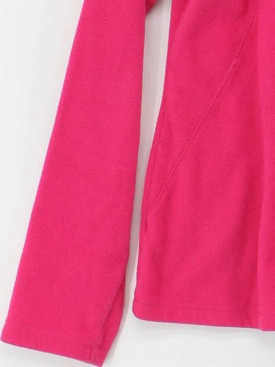 The North Face Women's Hoodie L Pink 100% Polyester Pullover - Image 4