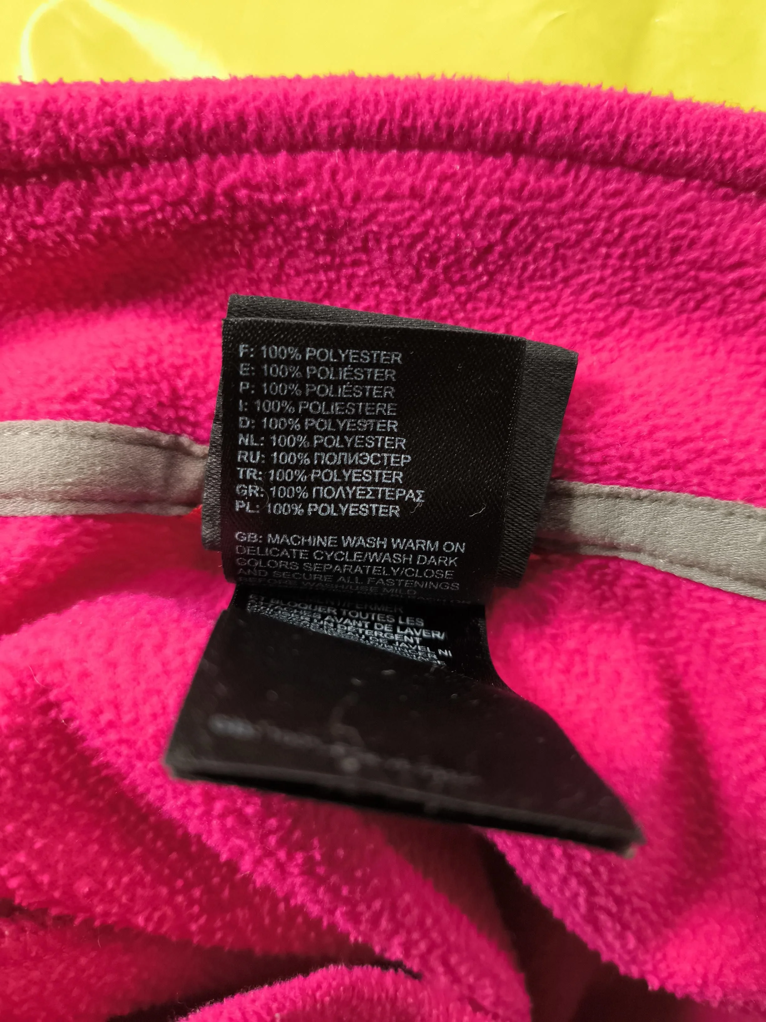 The North Face Women's Hoodie L Pink 100% Polyester Pullover - Image 6