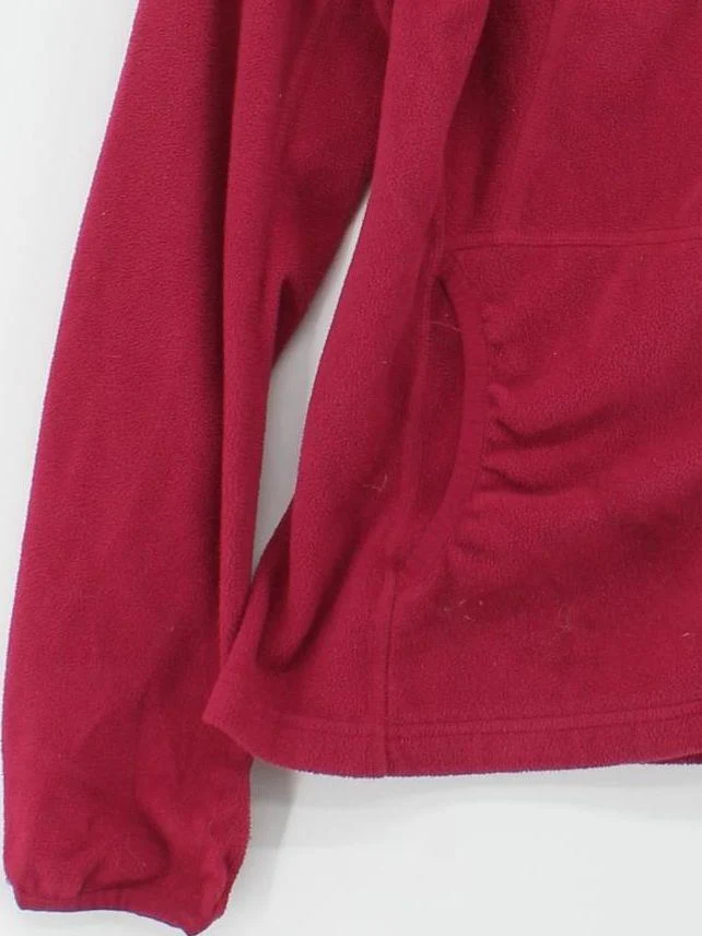 The North Face Women's Hoodie L Red 100% Polyester Pullover - Image 4