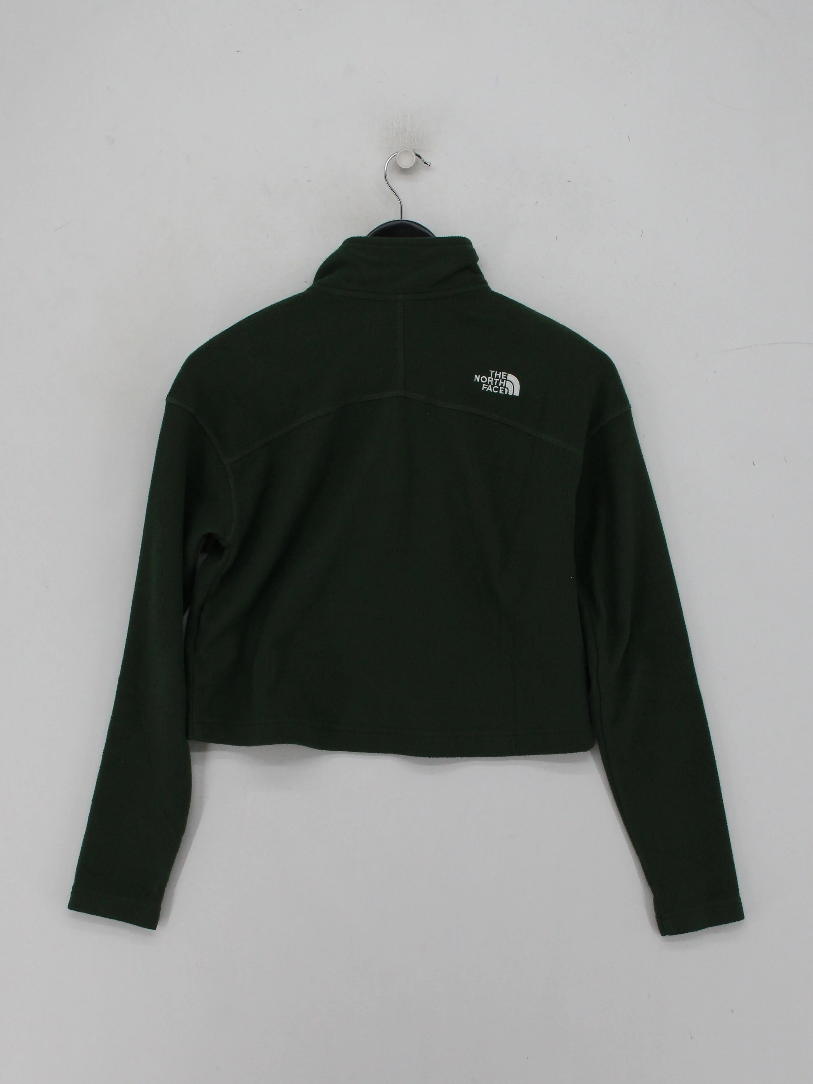 The North Face Women's Hoodie S Green 100% Polyester Pullover - Image 2