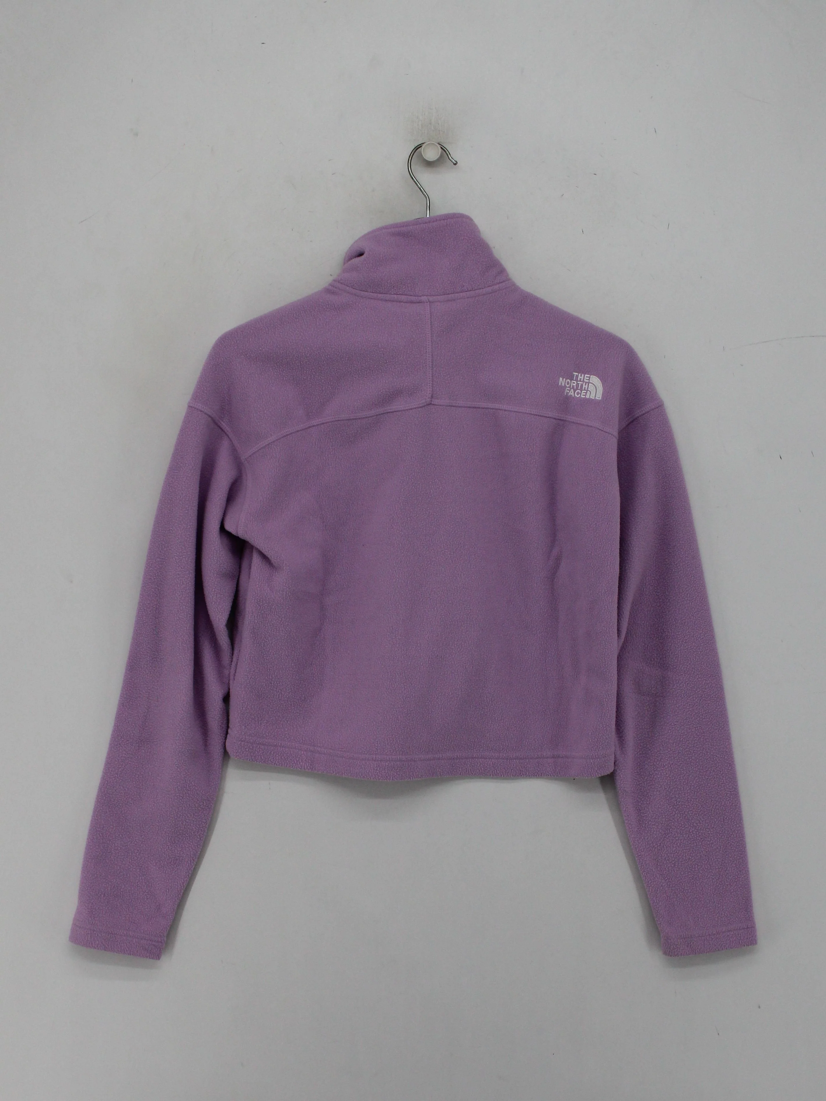 The North Face Women's Hoodie S Purple 100% Polyester Pullover - Image 2