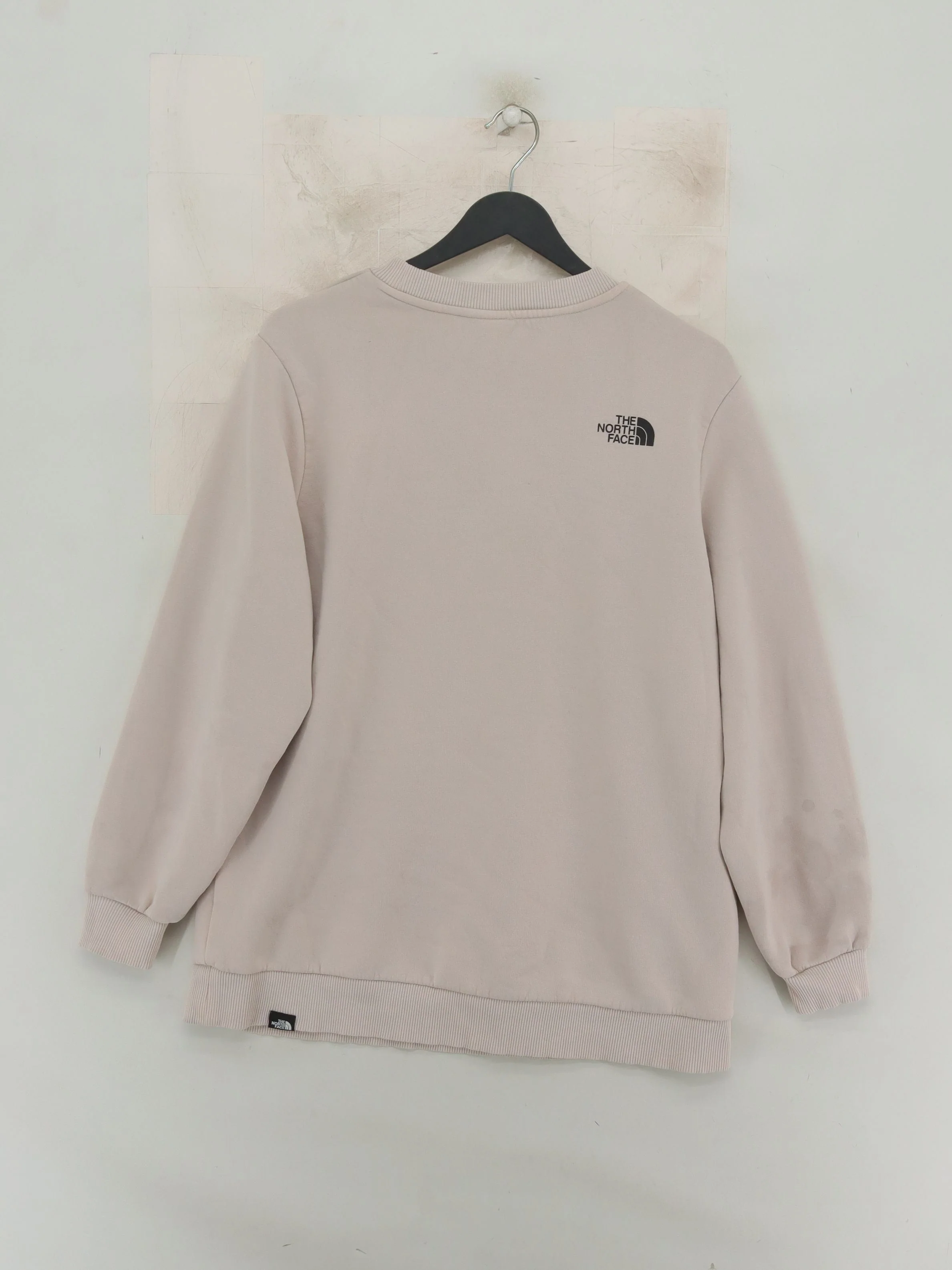 The North Face Women's Hoodie XL Cream Graphic Cotton with Polyester Pullover - Image 2