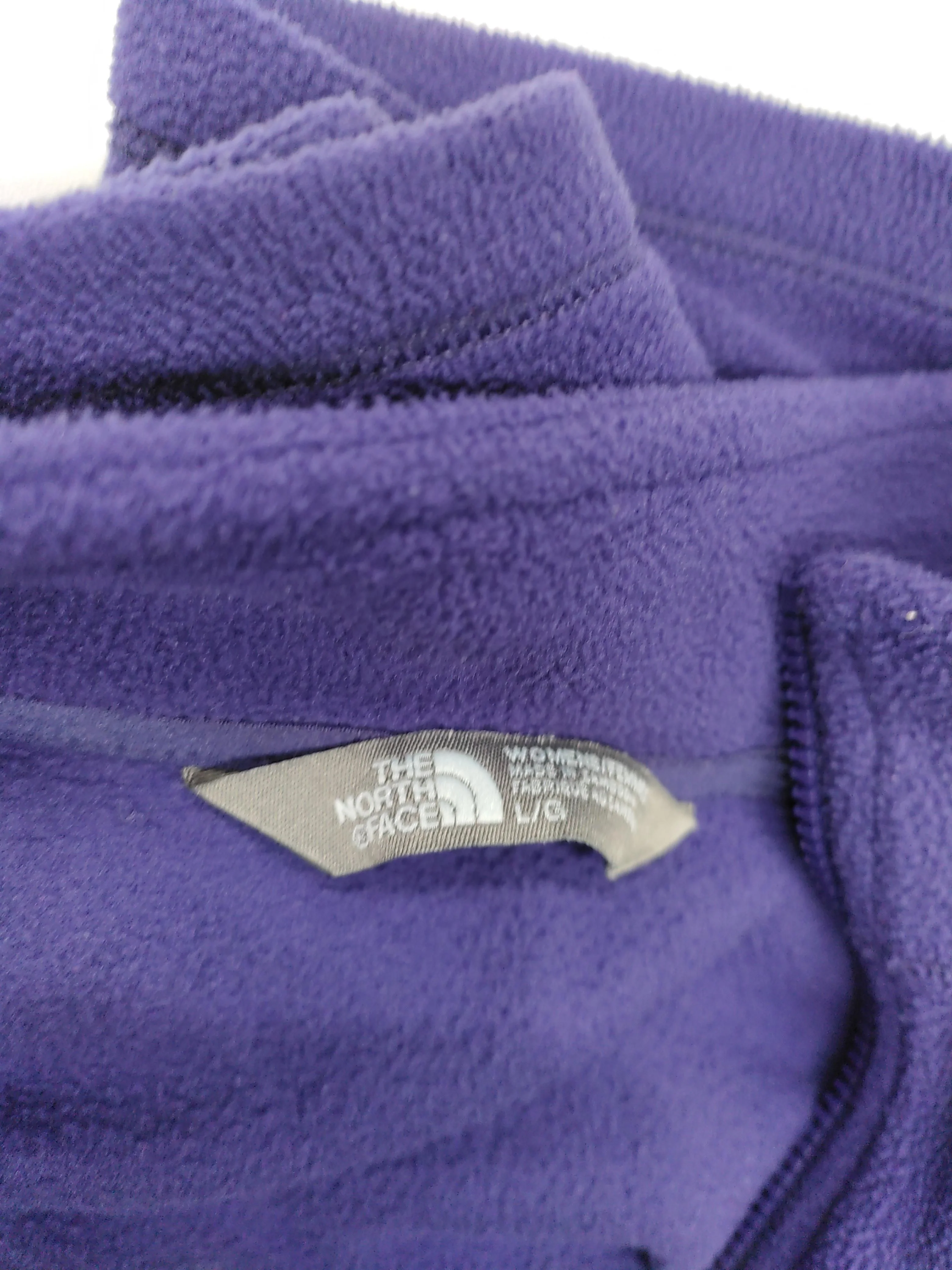 The North Face Women's Jumper L Purple 100% Polyester High Neck Pullover - Image 5