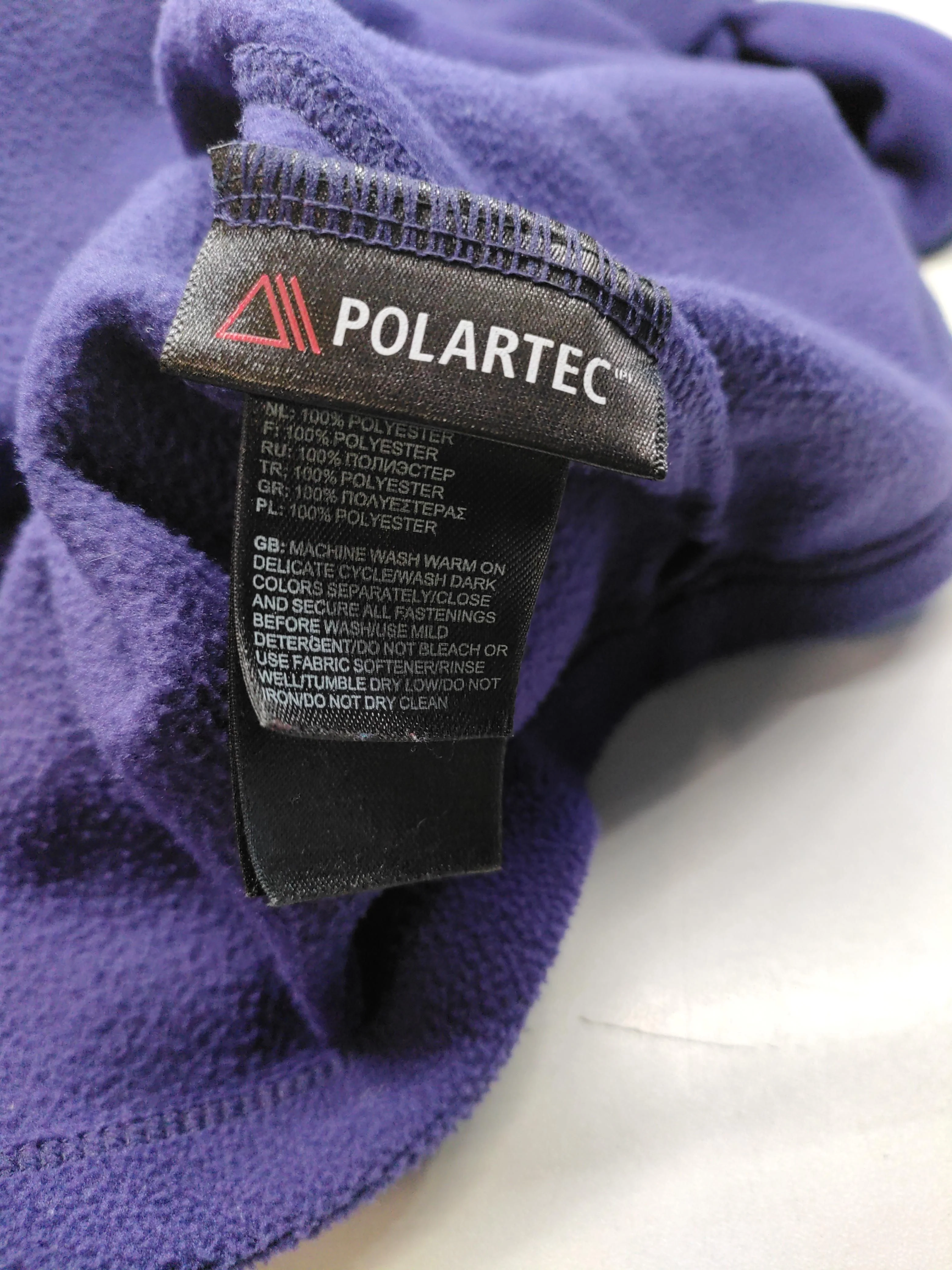 The North Face Women's Jumper L Purple 100% Polyester High Neck Pullover - Image 6