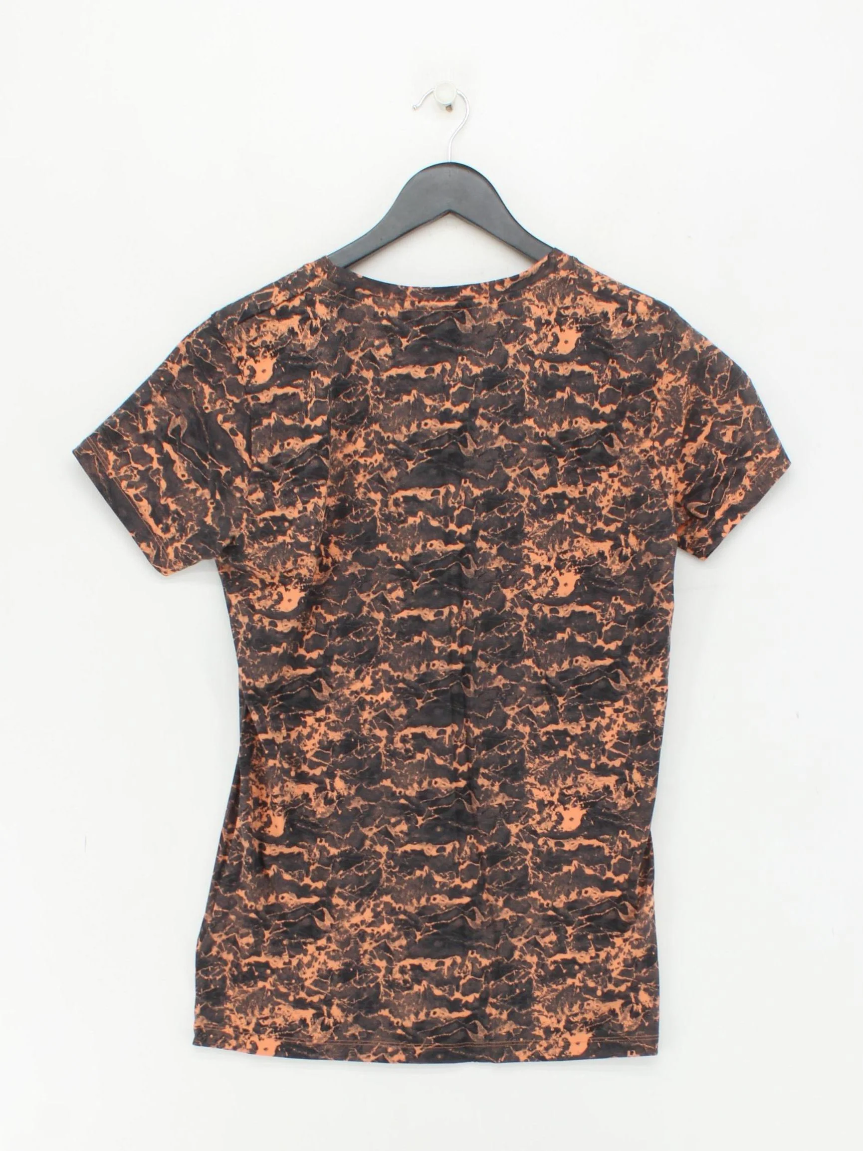 The North Face Women's T-Shirt L Orange 100% Cotton Short Sleeve Crew Neck Basic - Image 2