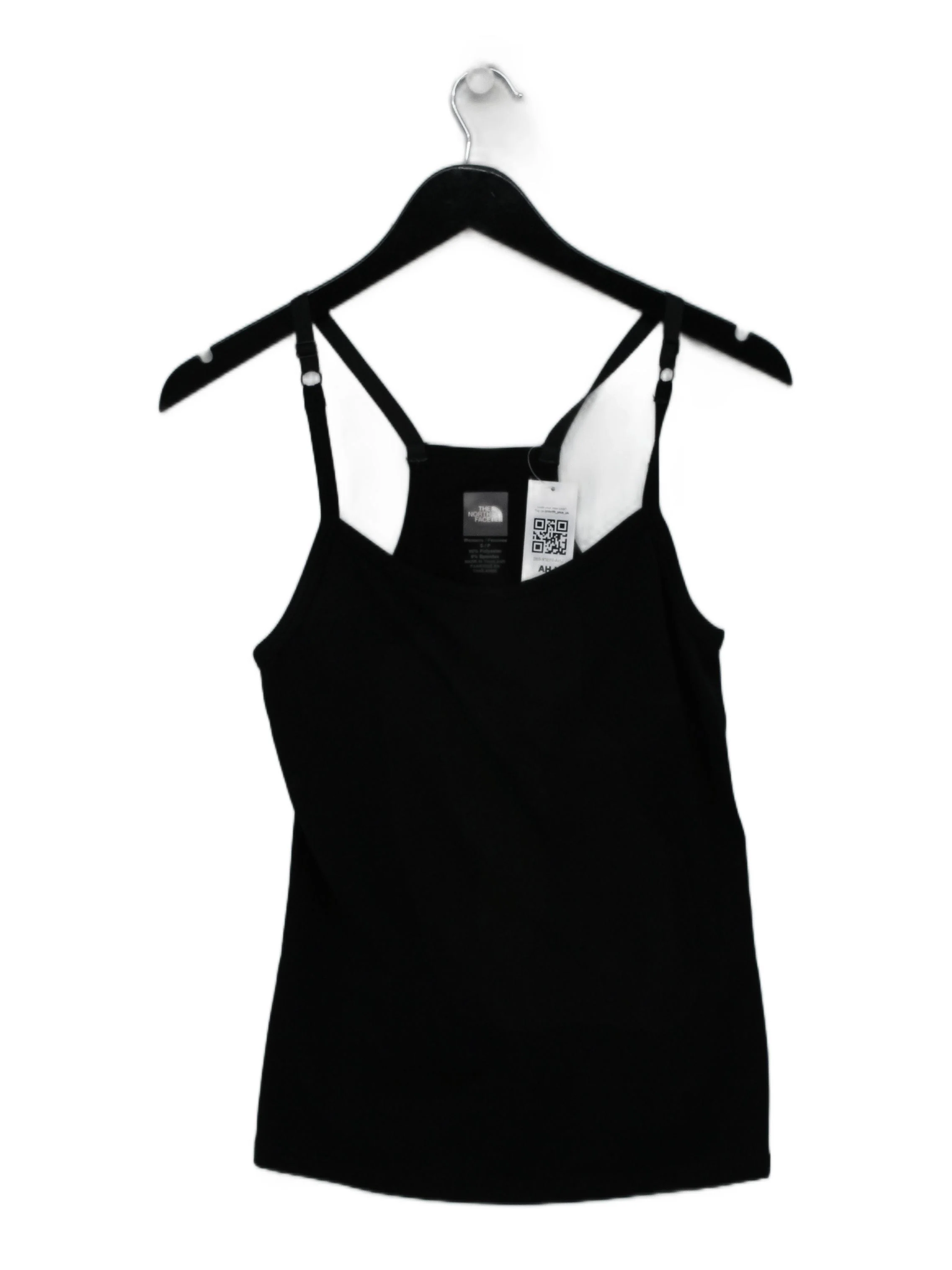 The North Face Women's T-Shirt S Black Polyester with Spandex Camisole