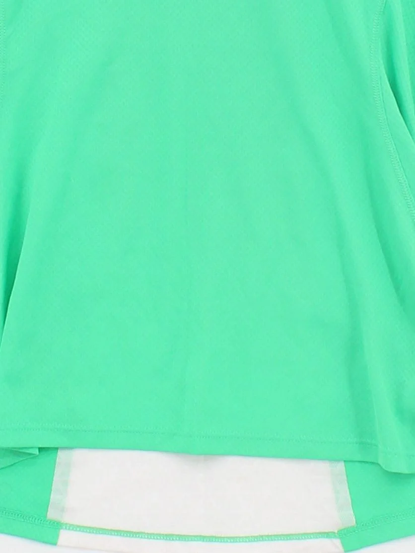 The North Face Women's T-Shirt S Green Geometric 100% Polyester Basic - Image 4