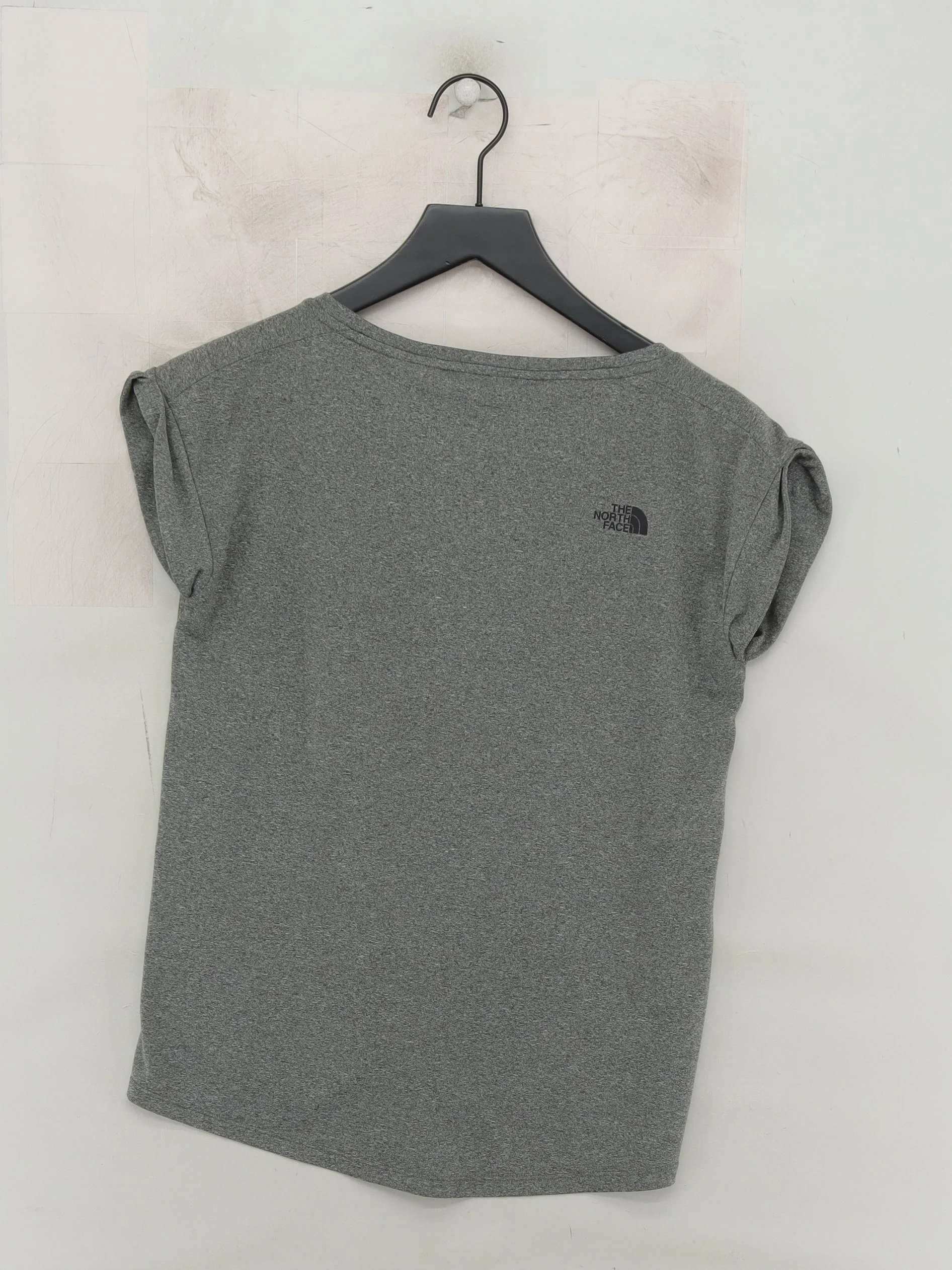 The North Face Women's T-Shirt S Grey 100% Polyester Basic - Image 2