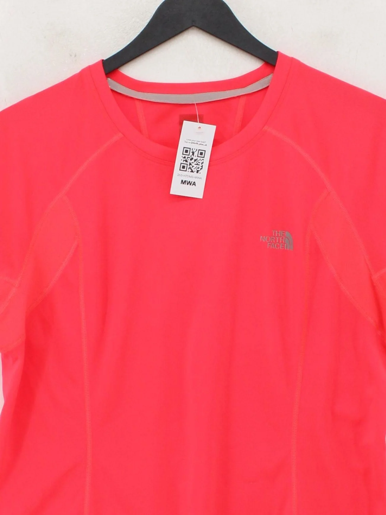 The North Face Women's T-Shirt S Orange 100% Polyester Basic - Image 3