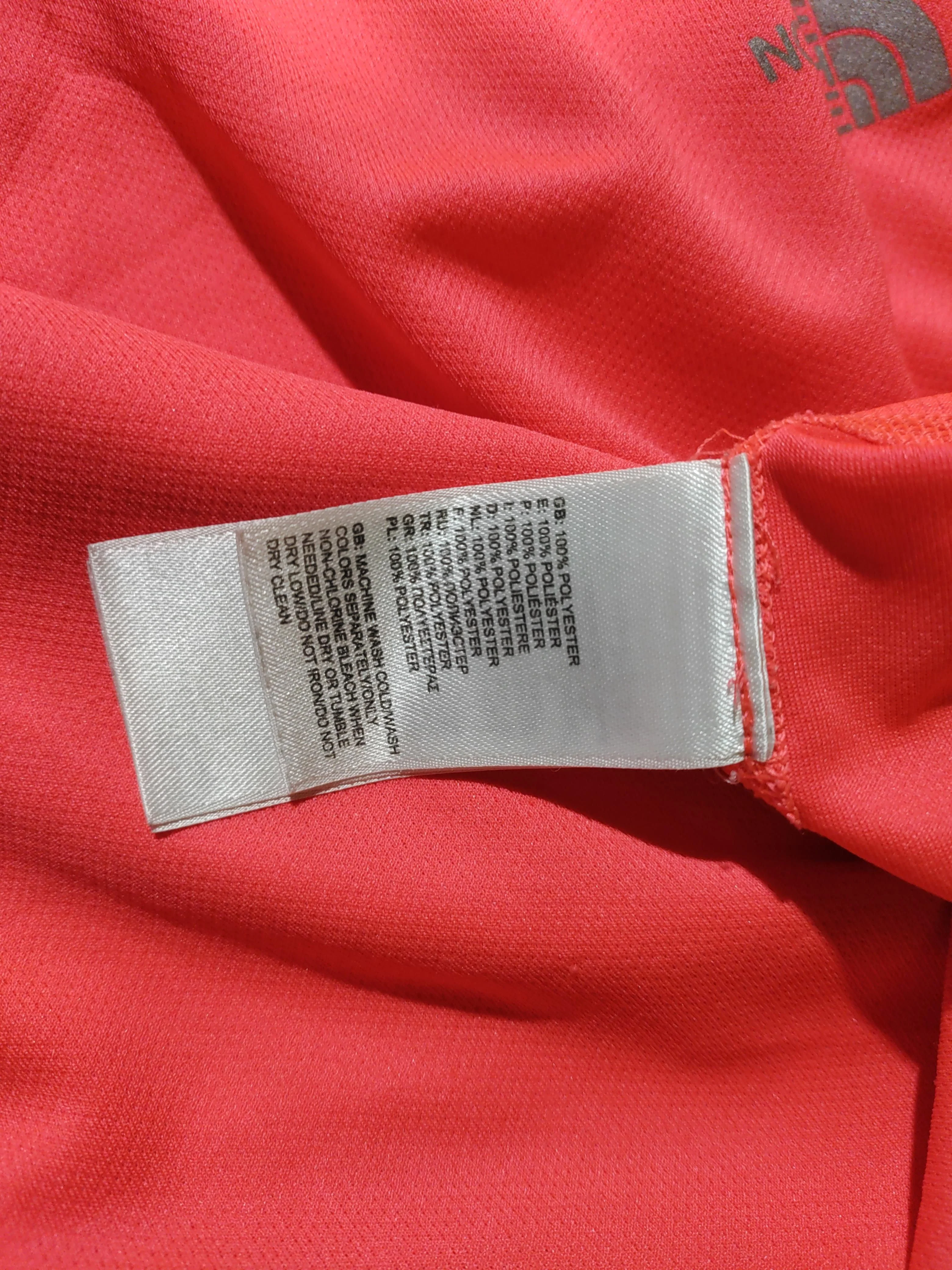 The North Face Women's T-Shirt S Orange 100% Polyester Basic - Image 6