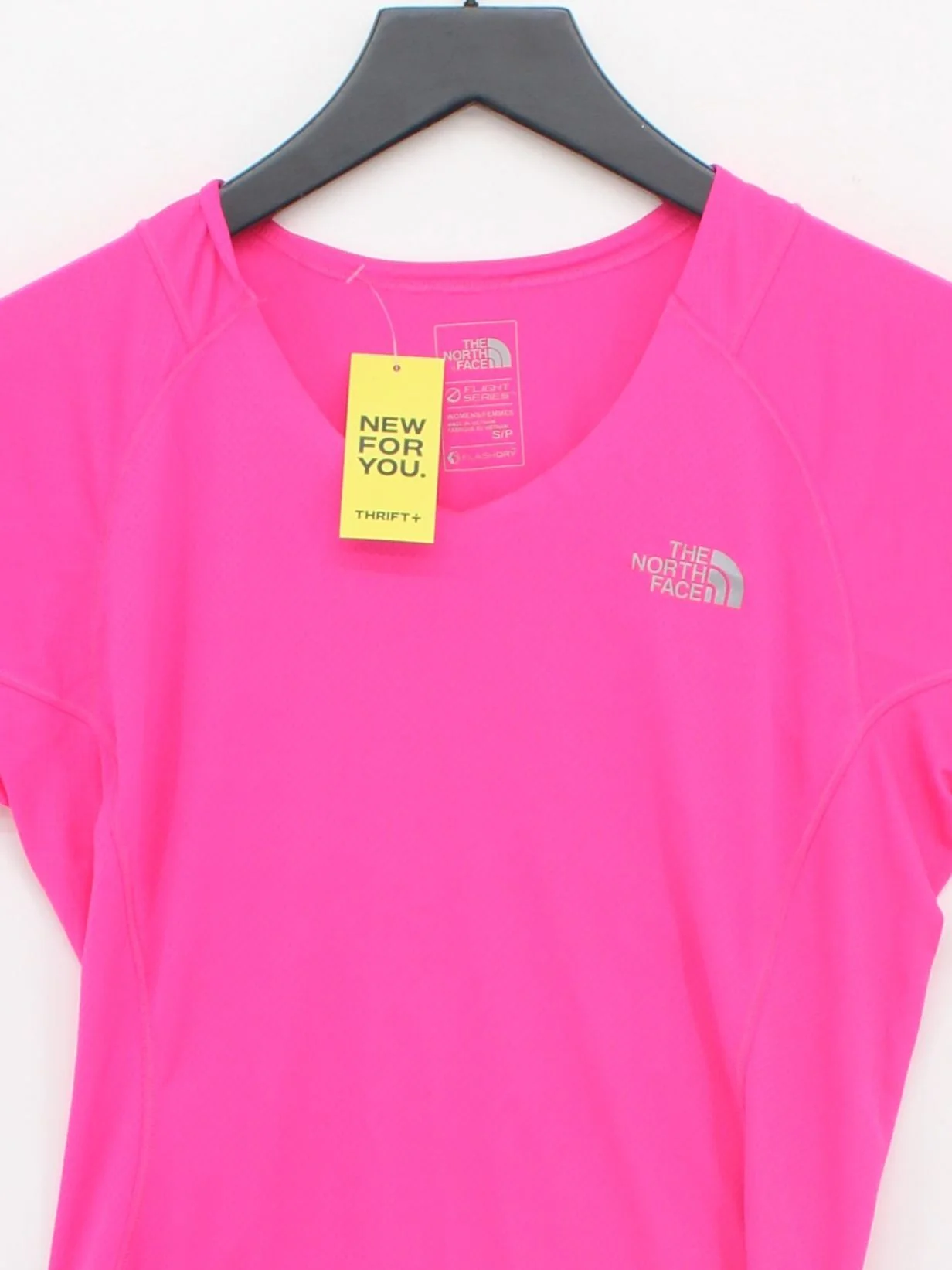 The North Face Women's T-Shirt S Pink 100% Polyester Basic - Image 3