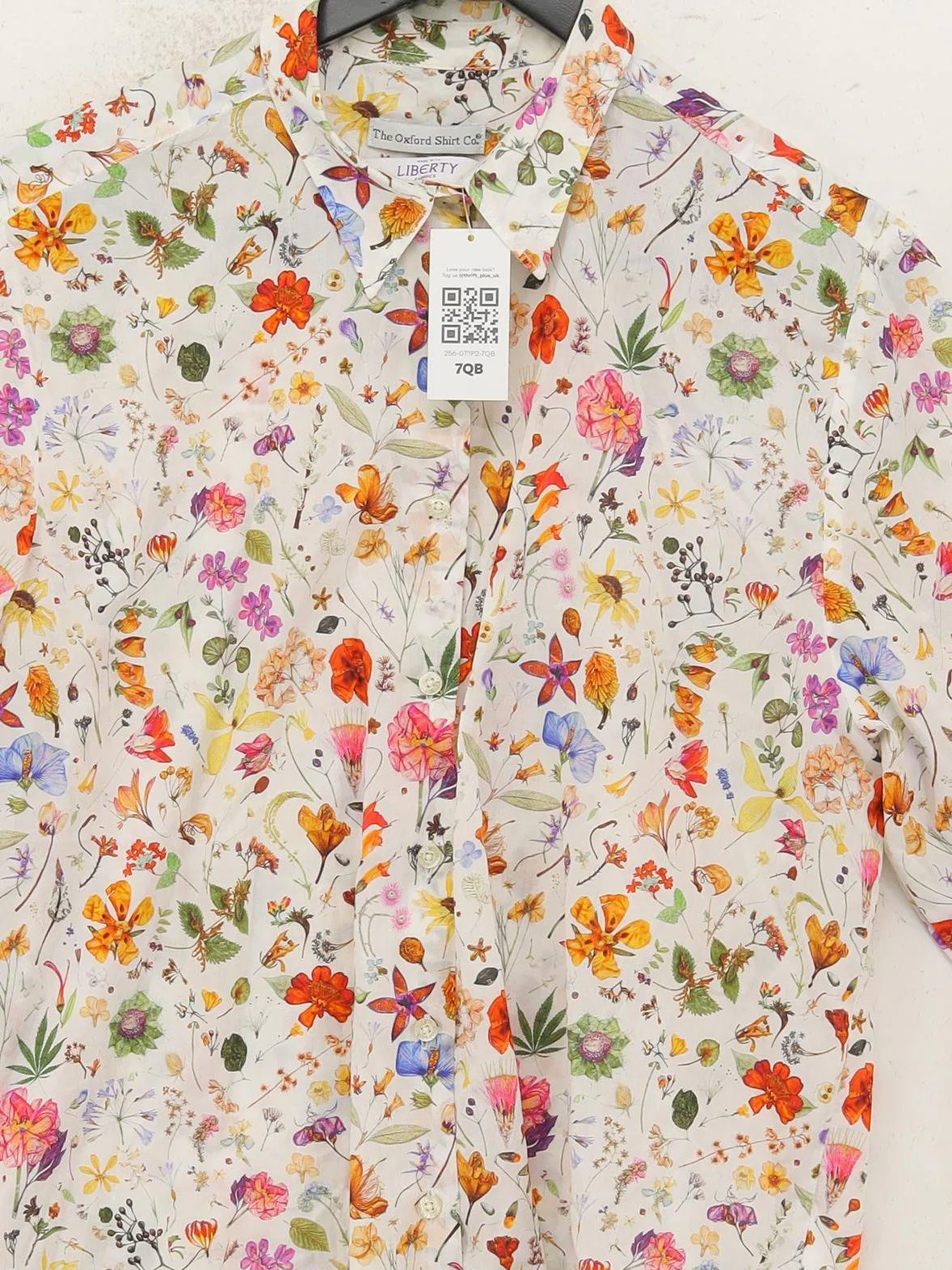 The Oxford Shirt Co Women's Shirt UK 16 Multi 100% Cotton Basic - Image 3