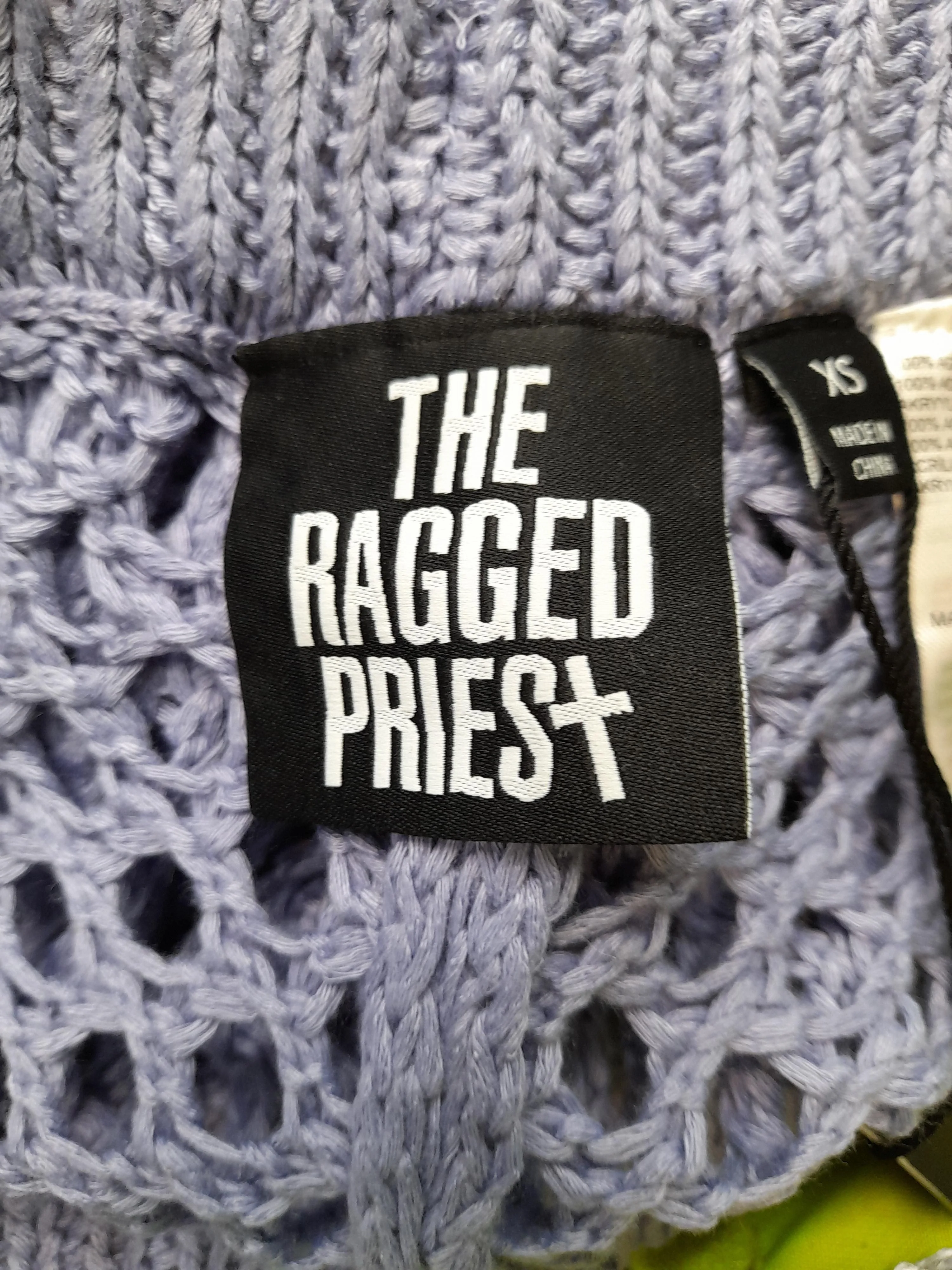 The Ragged Priest Women's Trousers XS Purple 100% Acrylic Wide-Leg Sweatpants - Image 5